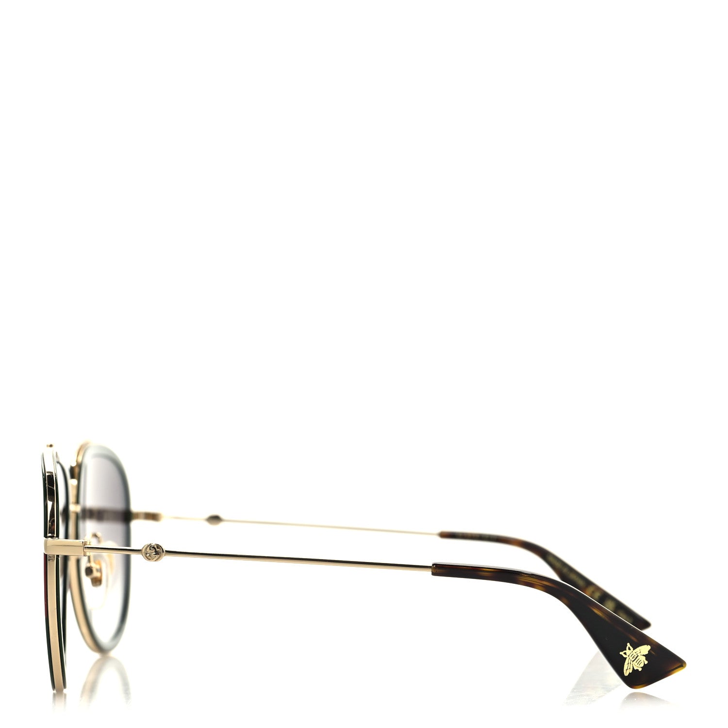 Web Aviator Sunglasses GG0062S Green Red