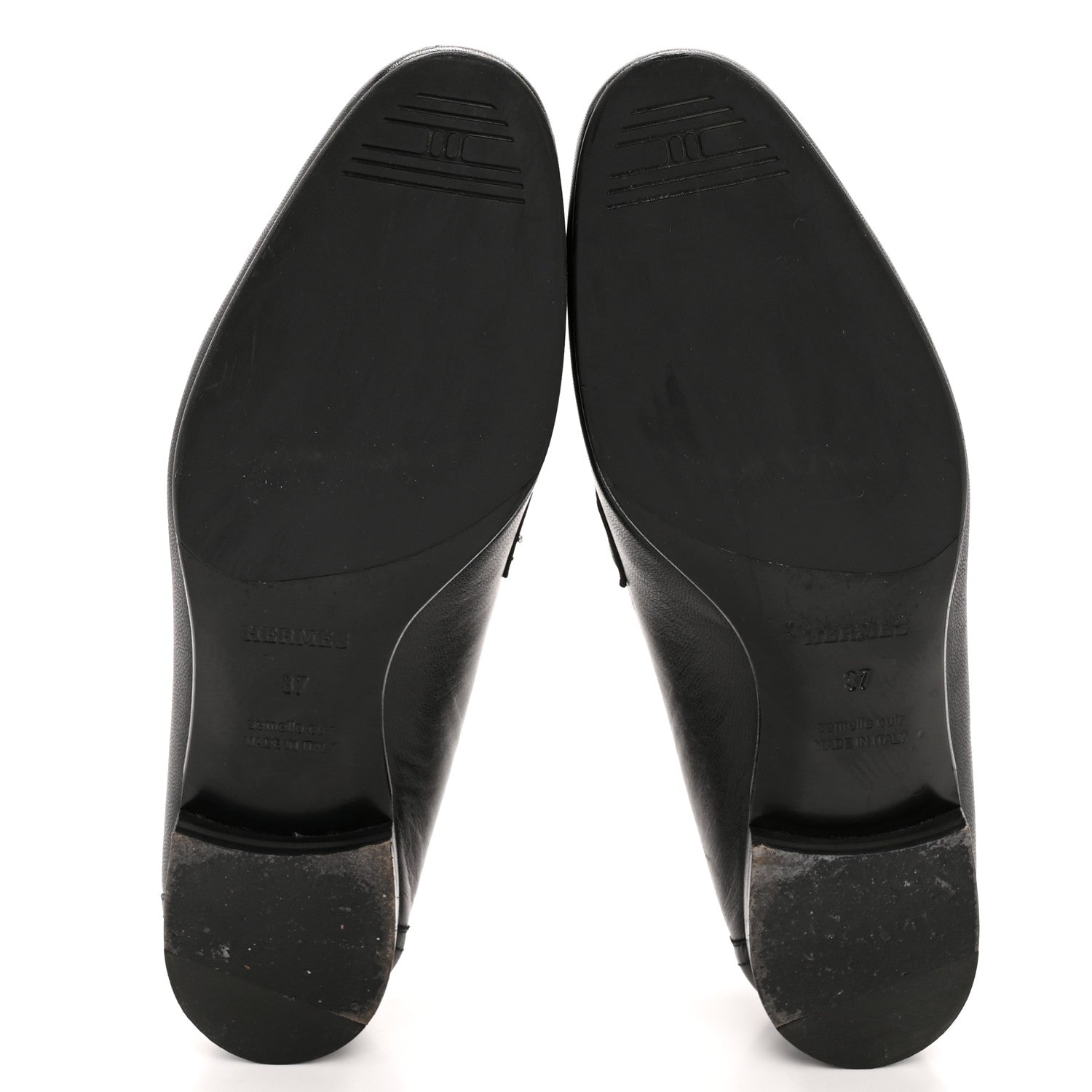 Goatskin Womens Paris Loafers 37 Black