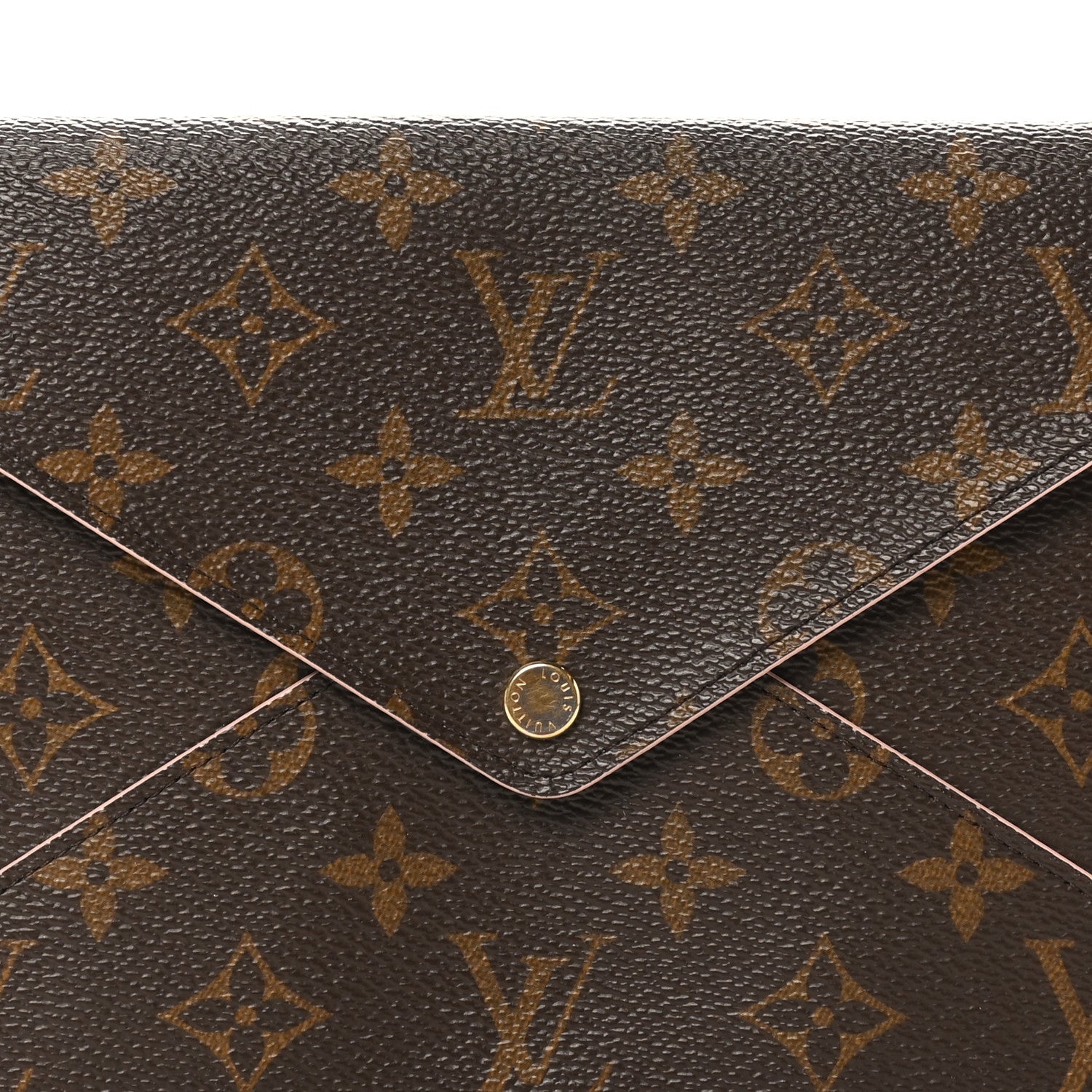 Monogram Large Kirigami Pochette Insert Rose Ballerine
