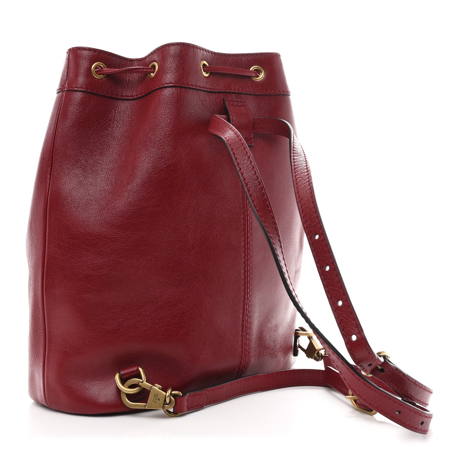 Piuma Lux Energy Medium Re(Belle) Convertible Bucket Bag Hibiscus Red