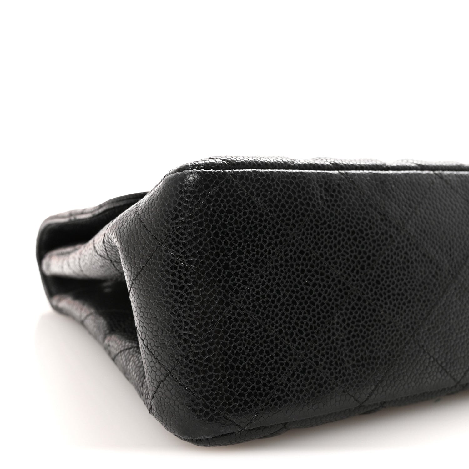 Caviar Quilted Jumbo Single Flap Black