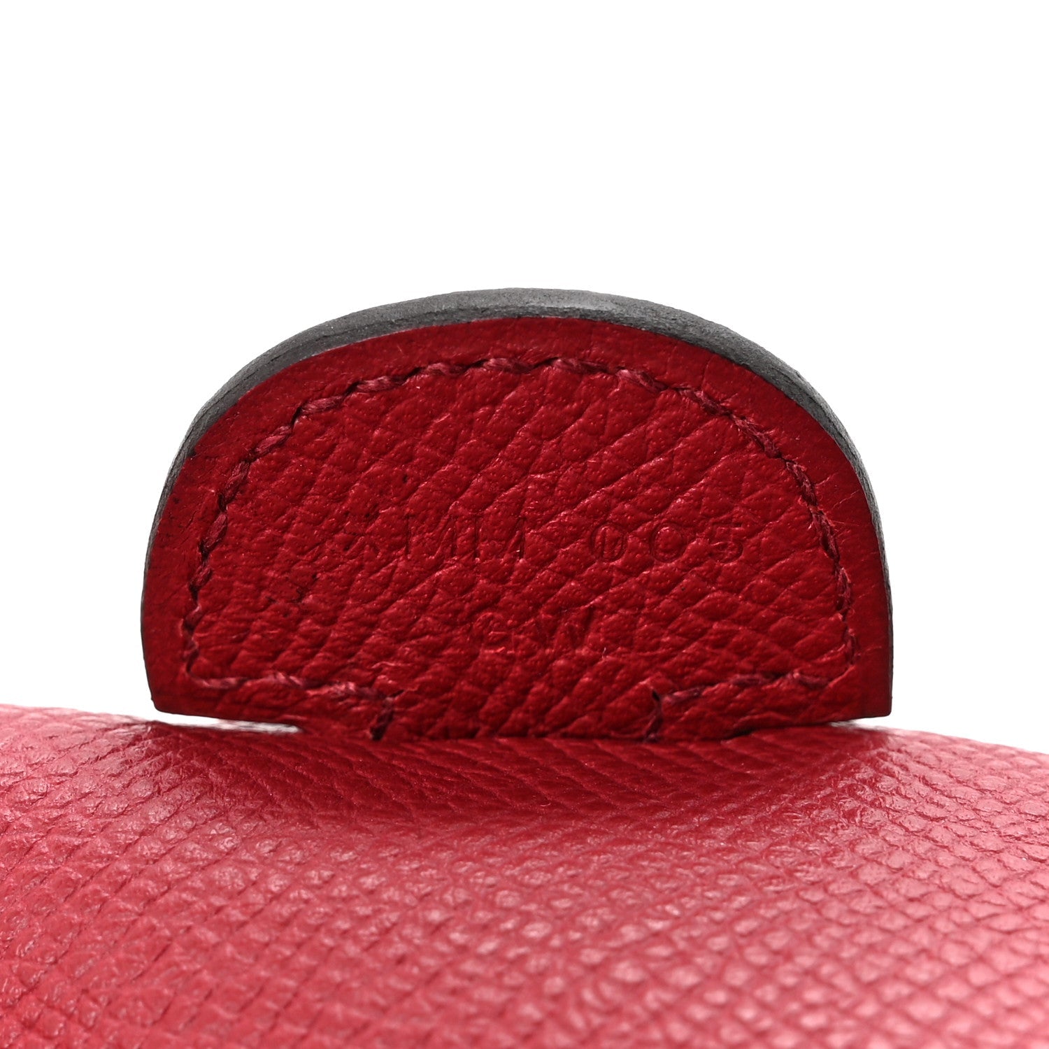 Taurillon Clemence Amazone Evelyne III PM Rouge Grenat Orange