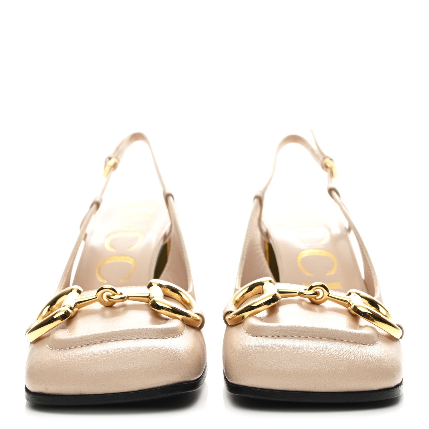 Malaga Kid Horsebit 75mm Slingback Pumps 35 Skin Rose