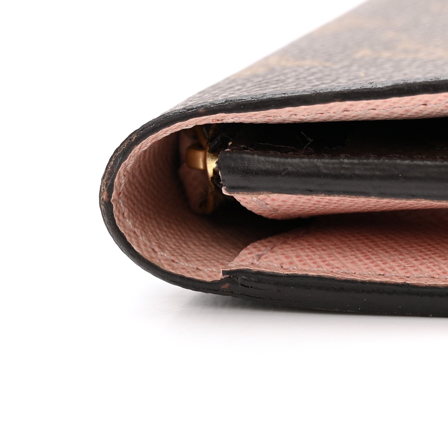 Monogram Emilie Wallet Rose Ballerine