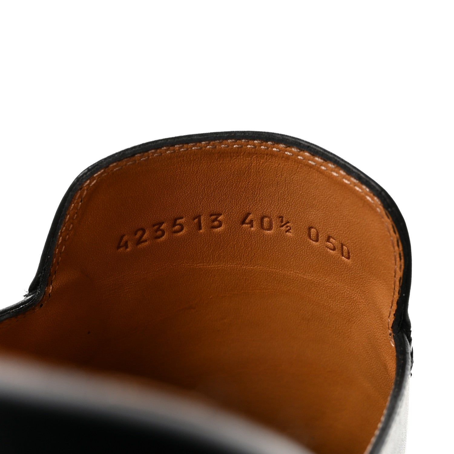 Calfskin Womens Princetown Slippers 40.5 Black