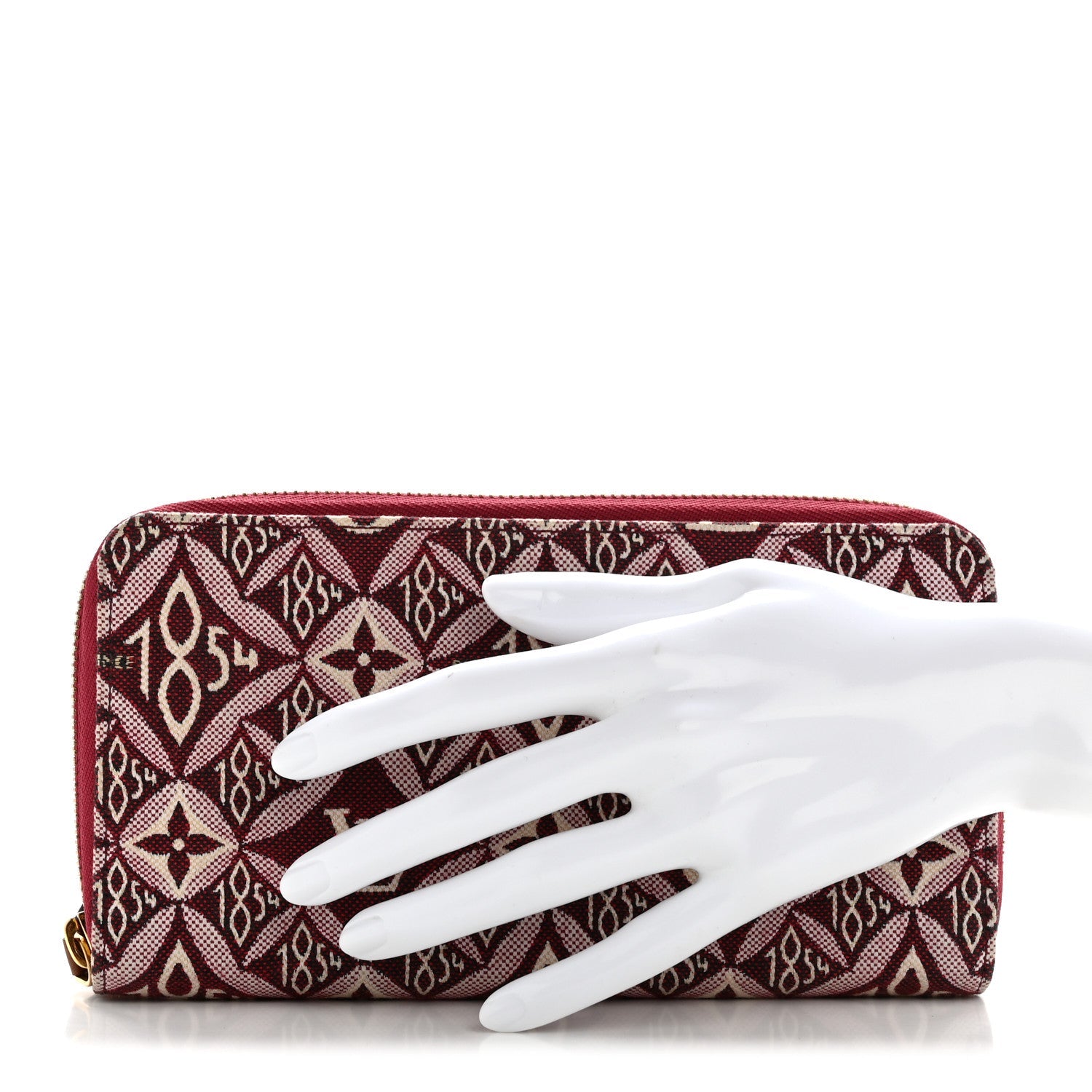Jacquard Since 1854 Zippy Wallet Bordeaux