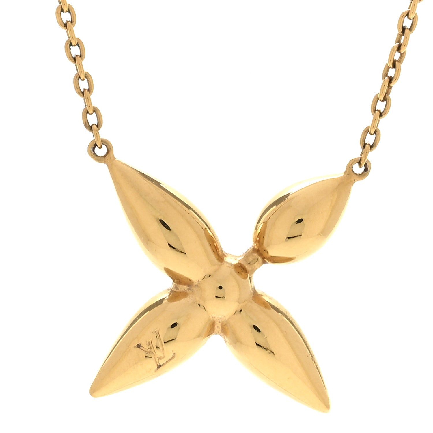 Metal Louisette Necklace Gold