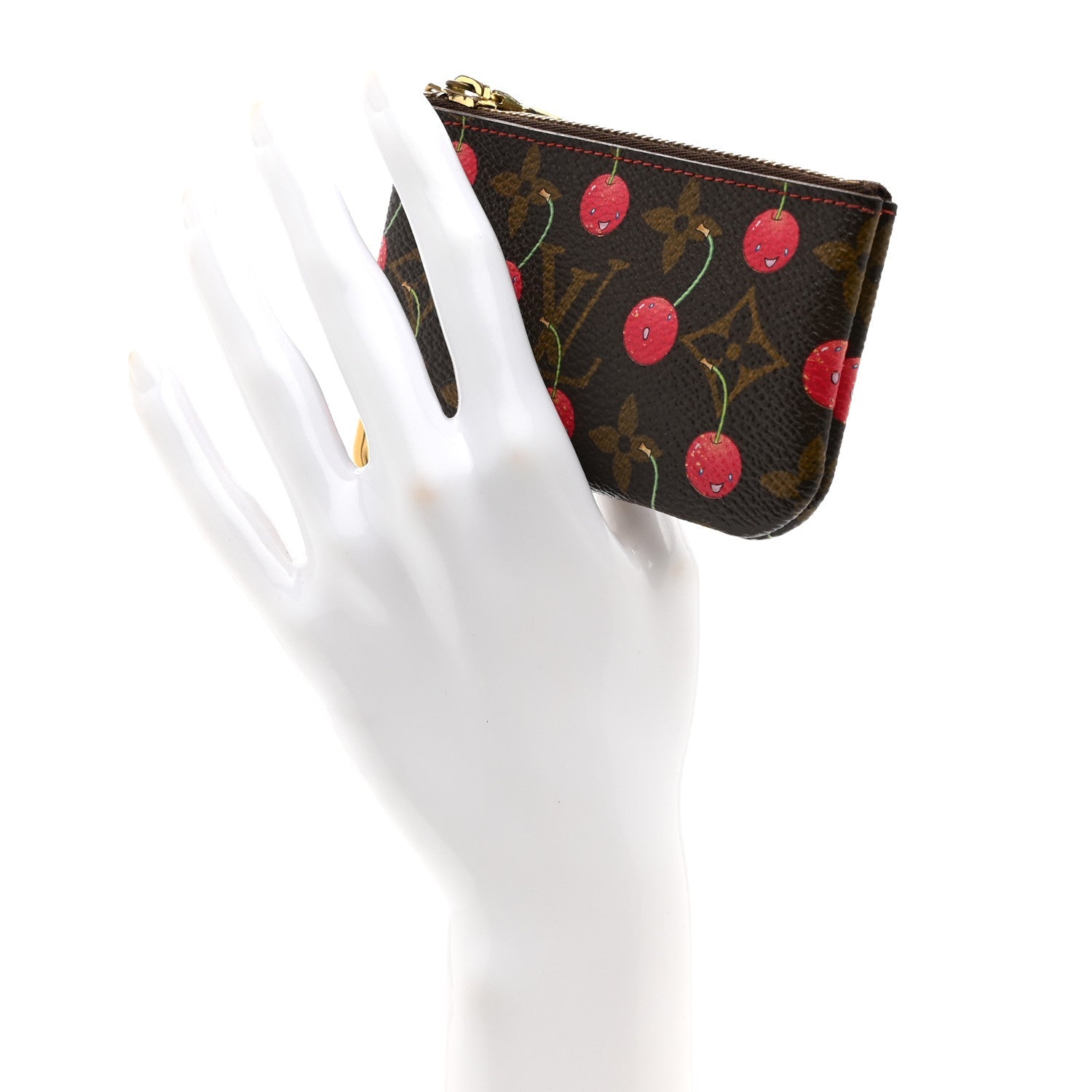 Monogram Cerises Key Pouch