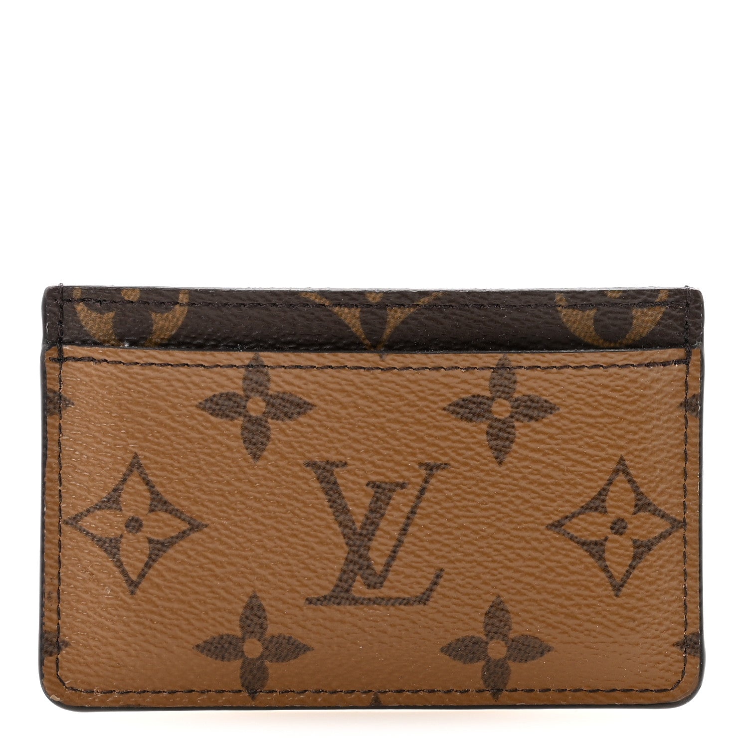Reverse Monogram Card Holder