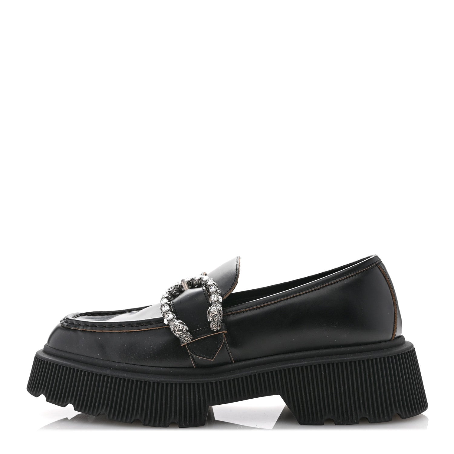 Cordovan Lux Dionysus Hunder Loafers 39.5 Black