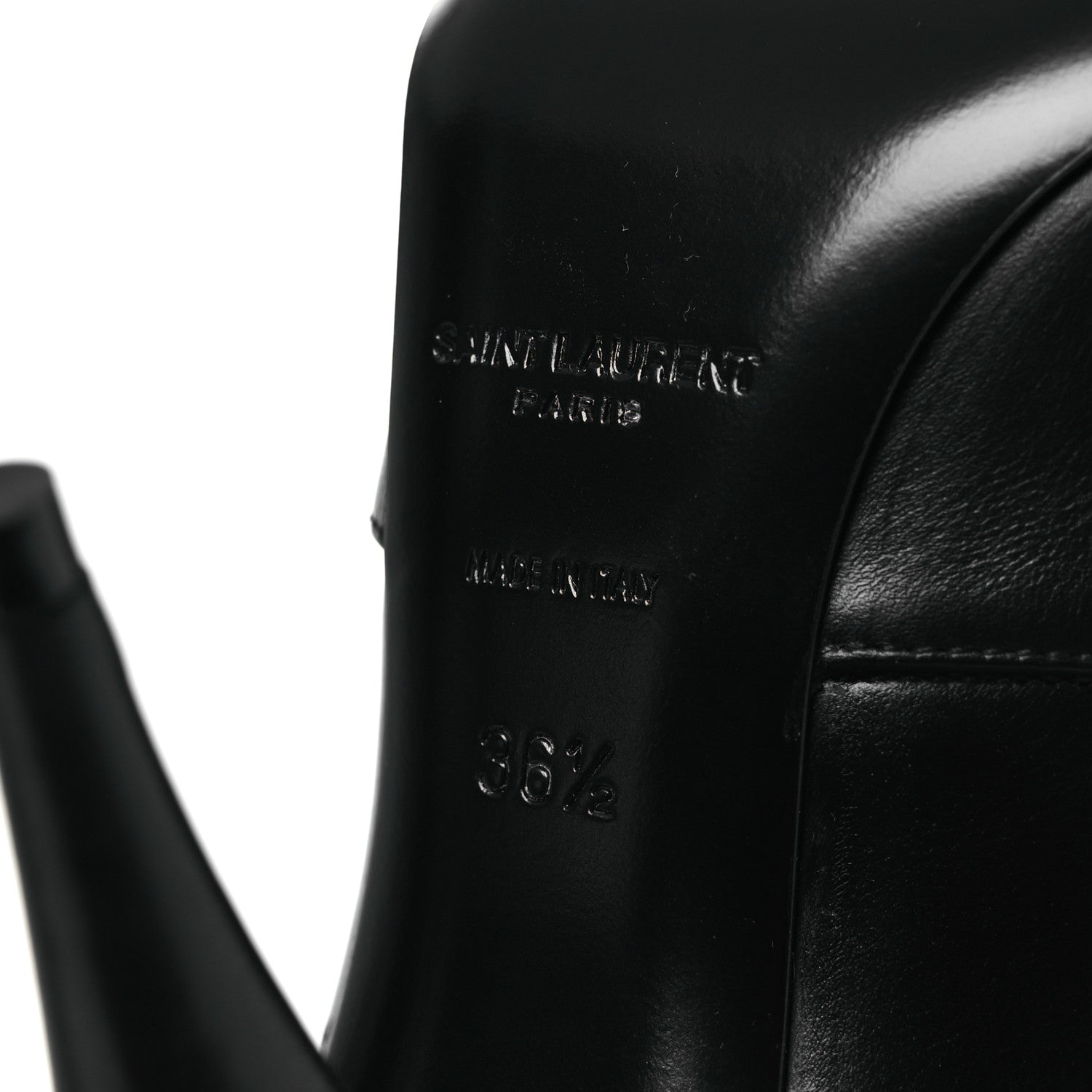 Lambskin Koller 110 Tall Boots 36.5 Black