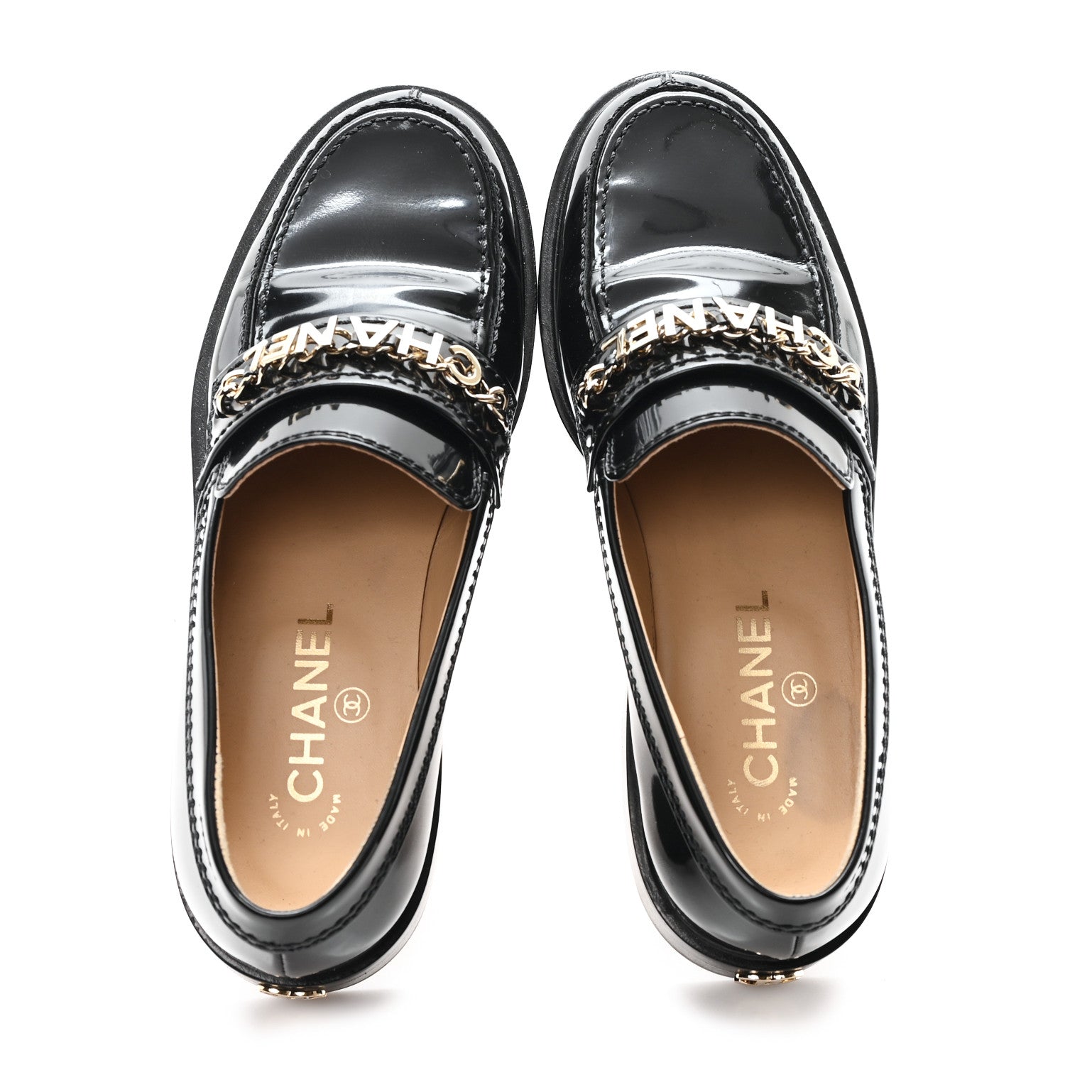 Velvet Metal CC Loafers 38 Black