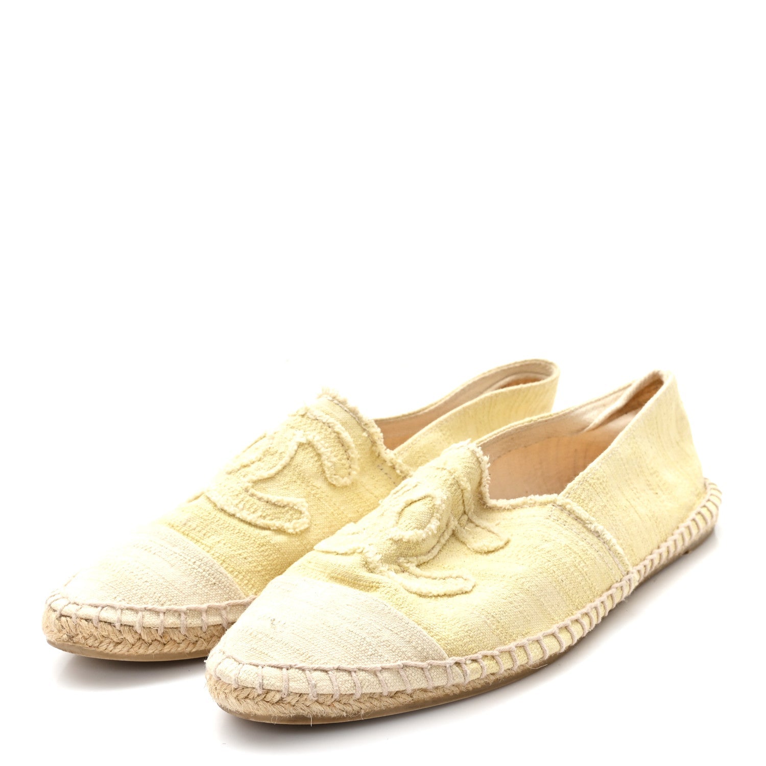 Canvas CC Espadrilles 41 Yellow Ecru