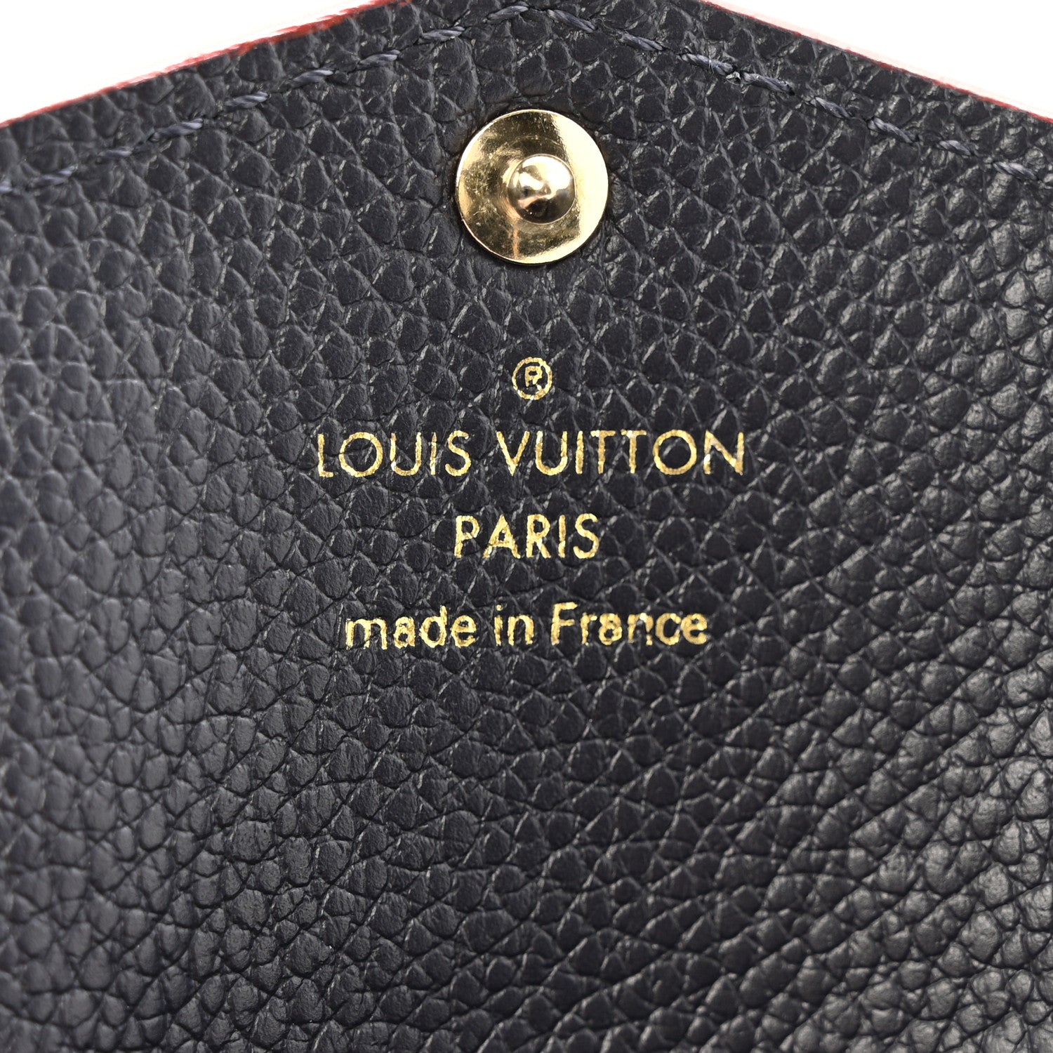 Empreinte Key Pouch Marine Rouge