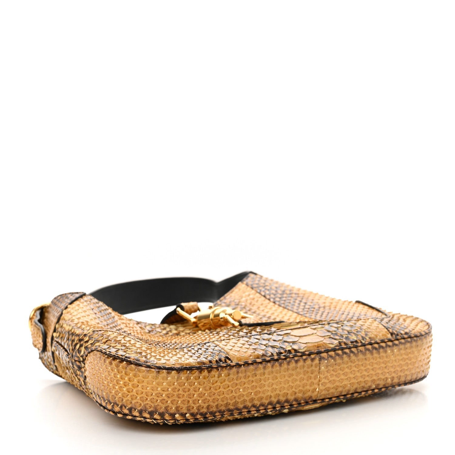 Snakeskin Small Jackie 1961 Hobo Brown