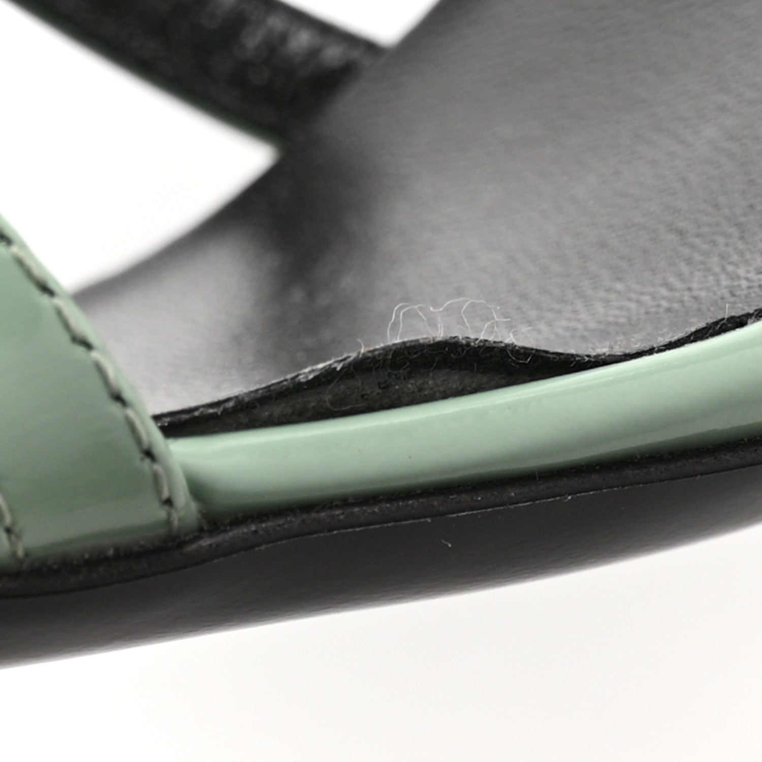 Regent Calfskin Horsebit Mid Heel Sandals 39.5 Pacific Green