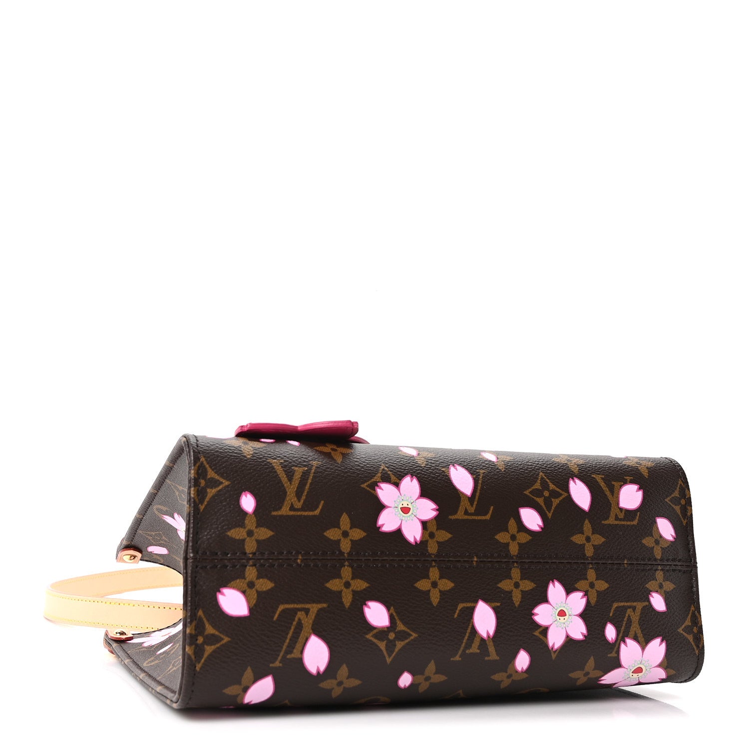 LV X TM Monogram Cherry Blossom Onthego PM Sakura Brown