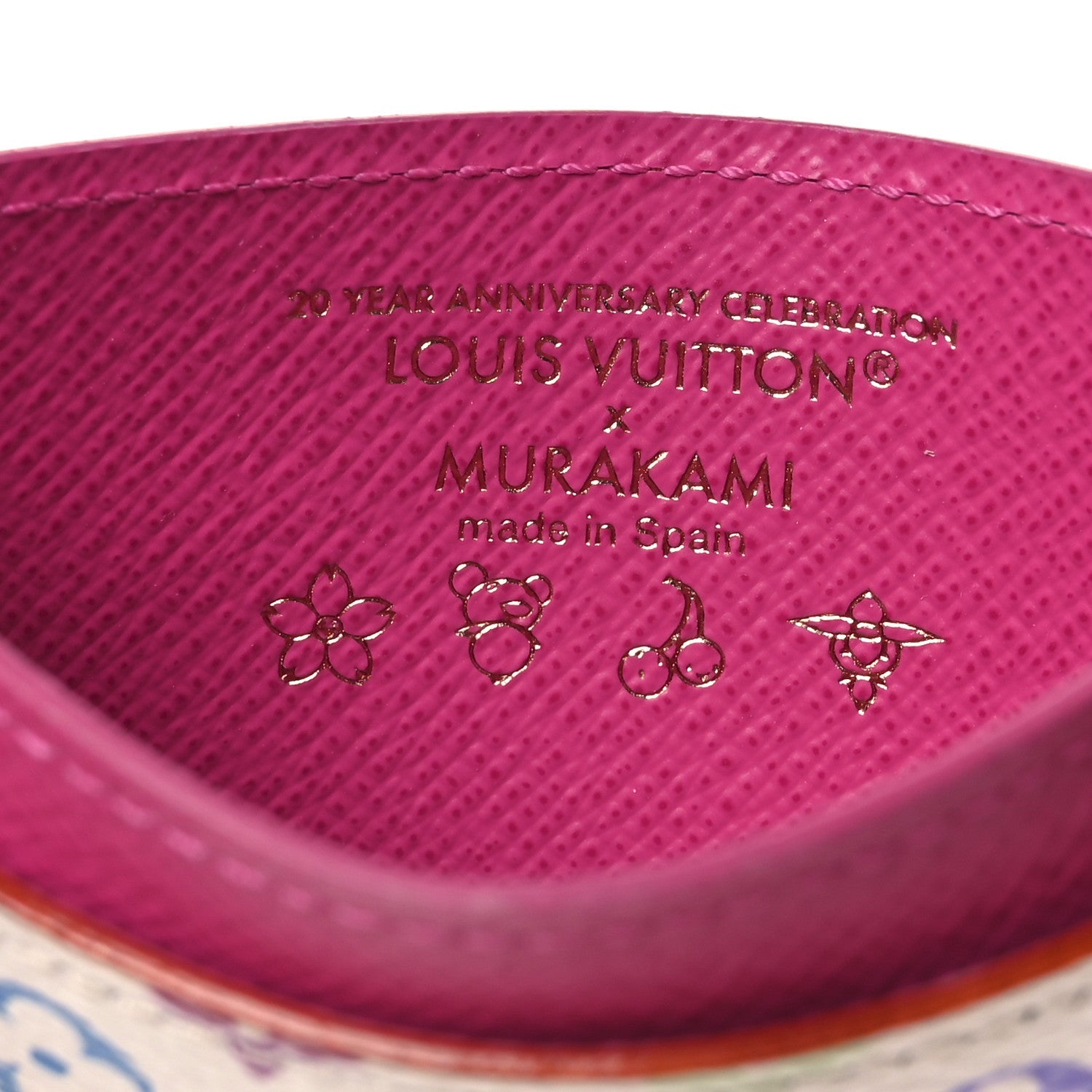 LV X TM Monogram Multicolor Card Holder Kawaii Pink