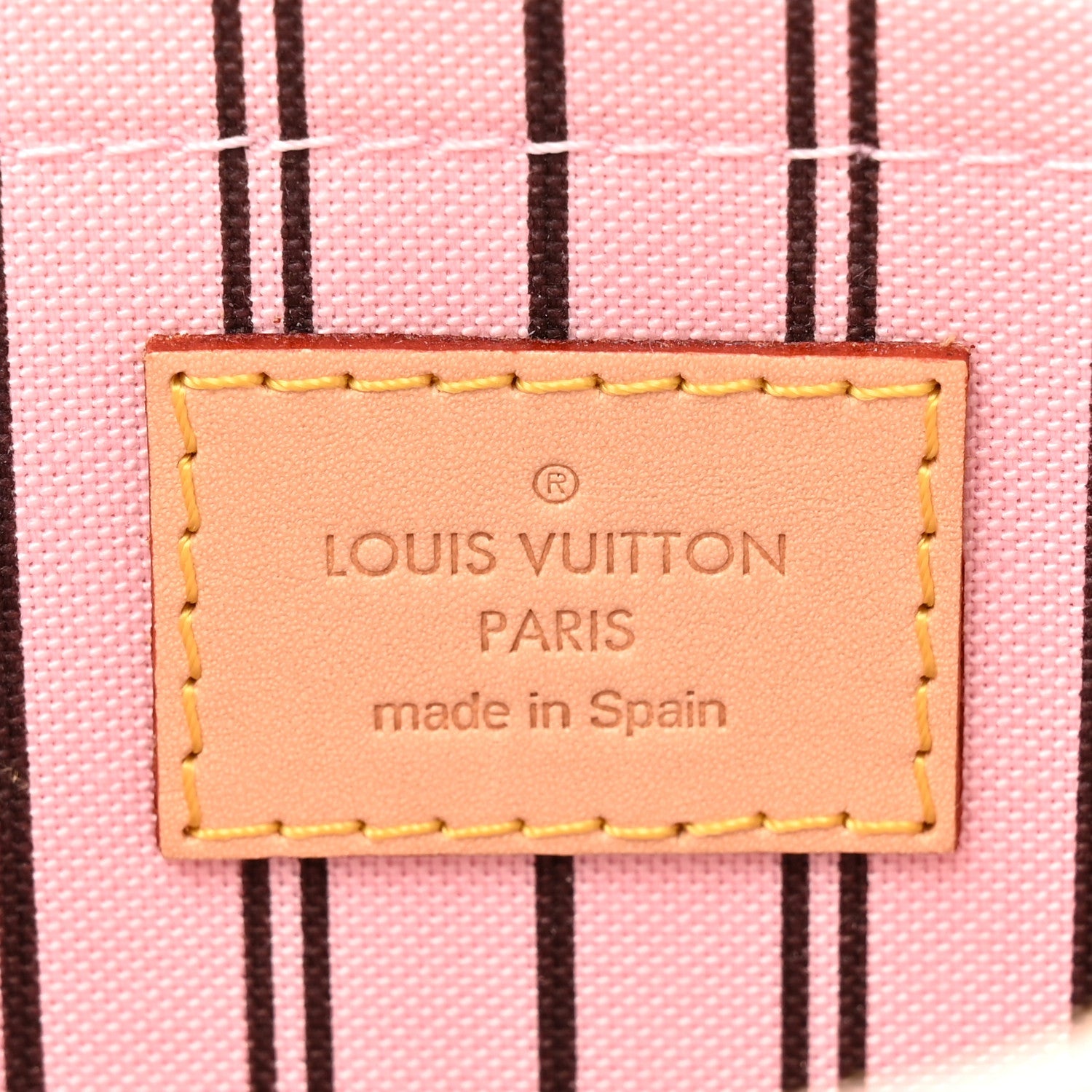 Monogram Neverfull MM GM Pochette Rose Ballerine