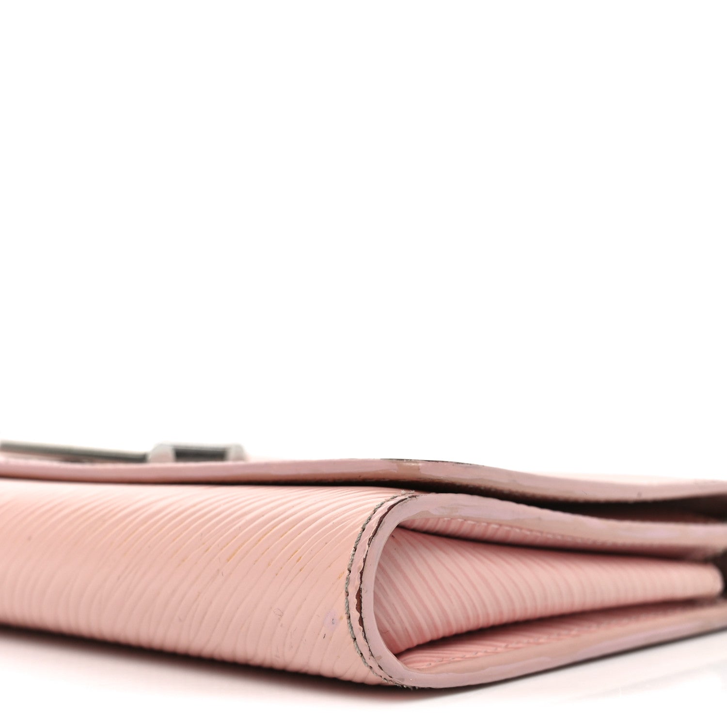 Epi Twist Chain Wallet Rose Ballerine