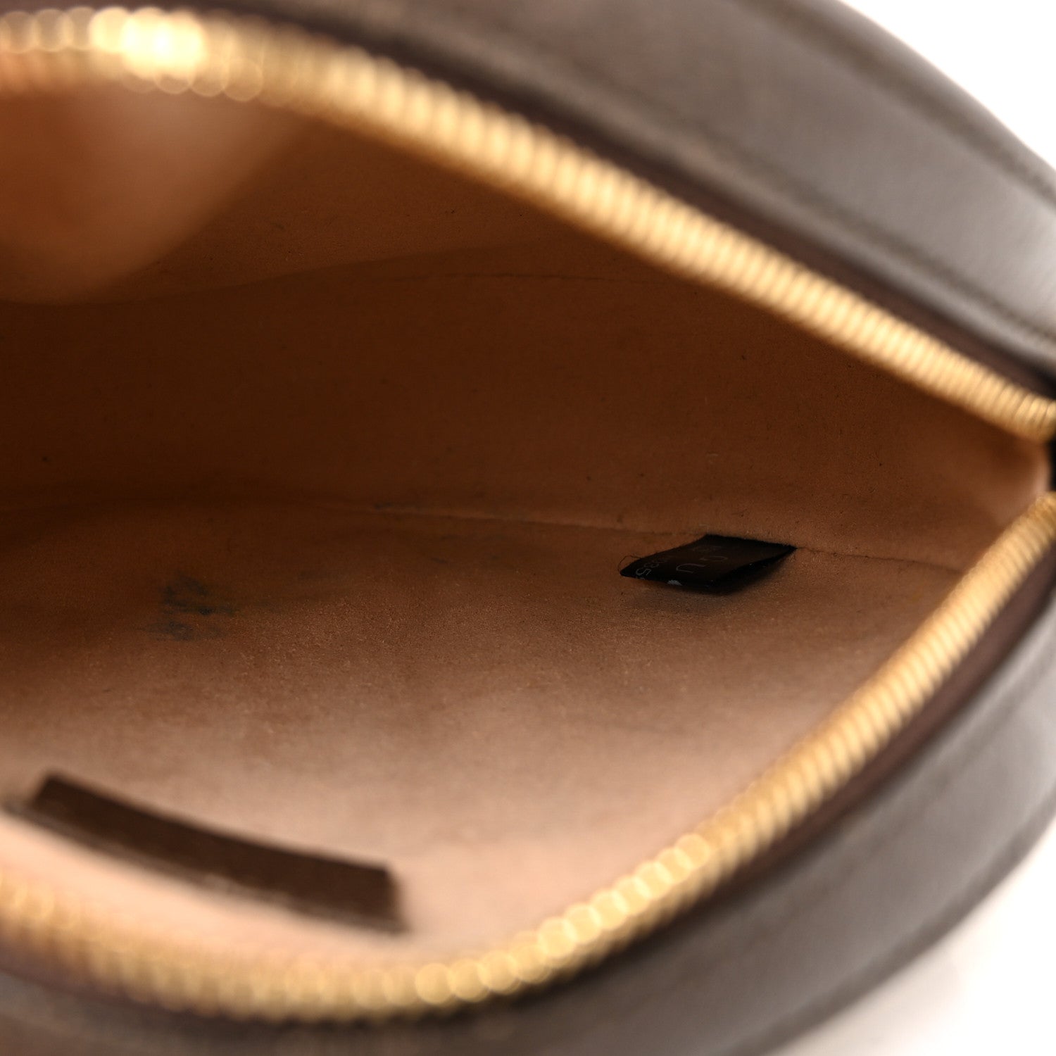 GG Supreme Monogram Web Mini Ophidia Round Shoulder Bag Brown