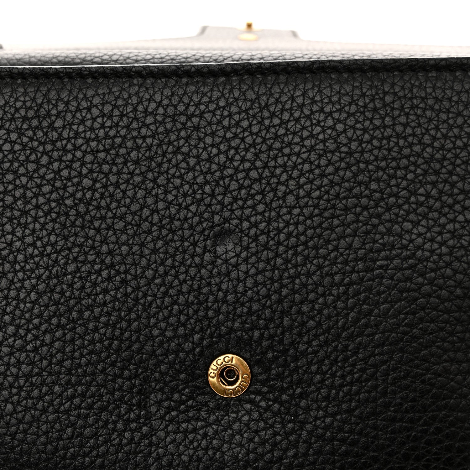 Calfskin GG Marmont Chain Wallet Black