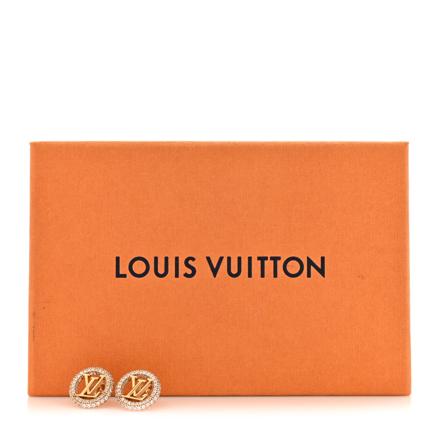 Metal Crystal Louise By Night Earrings Gold
