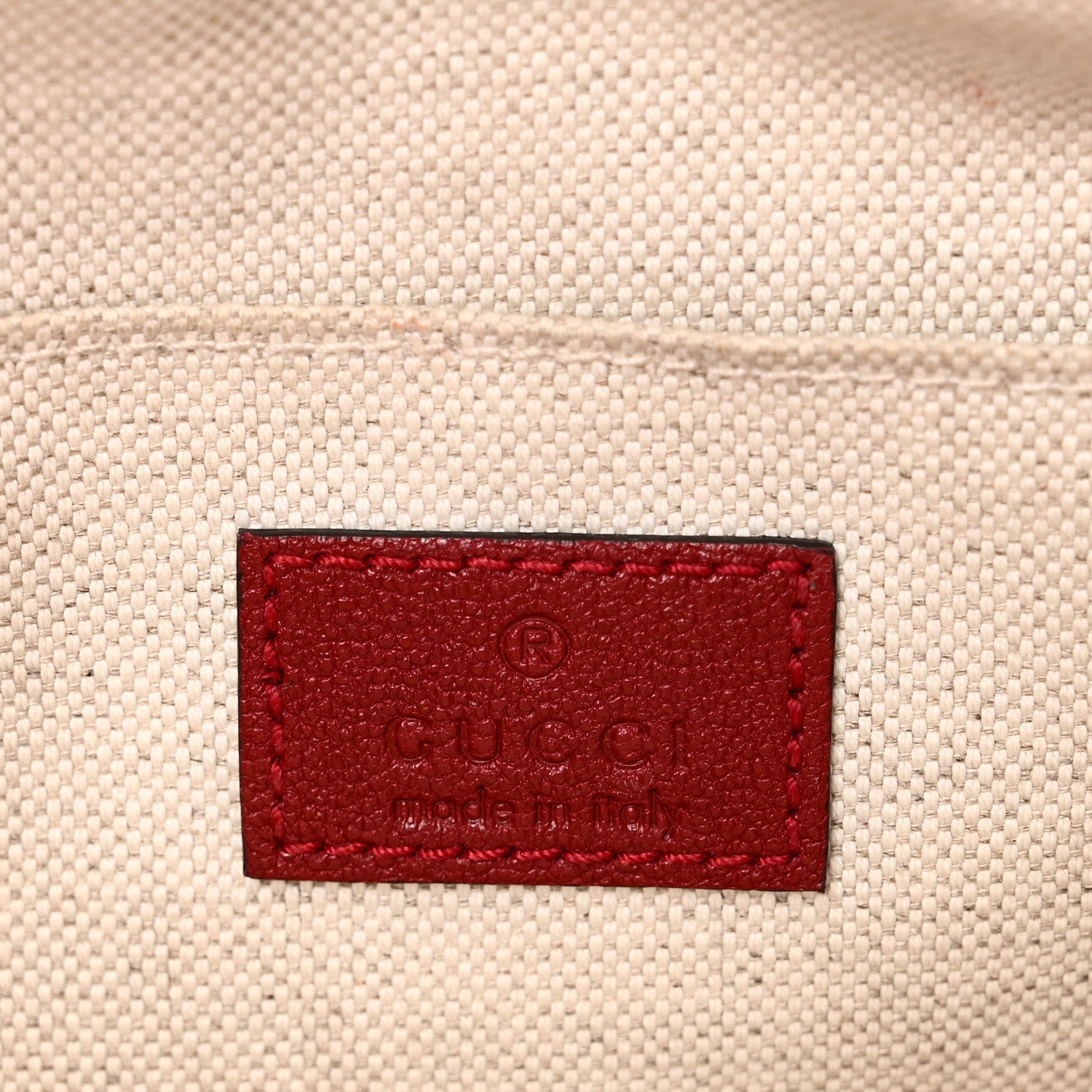 Sakai Be Green Calfskin Diagonal Stitched Small Blondie Shoulder Bag Rosso