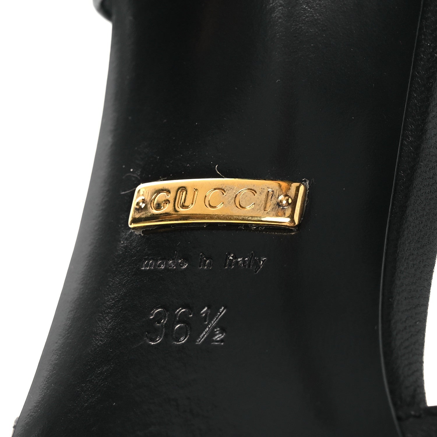 Calfskin Slingback Pumps 36.5 Black