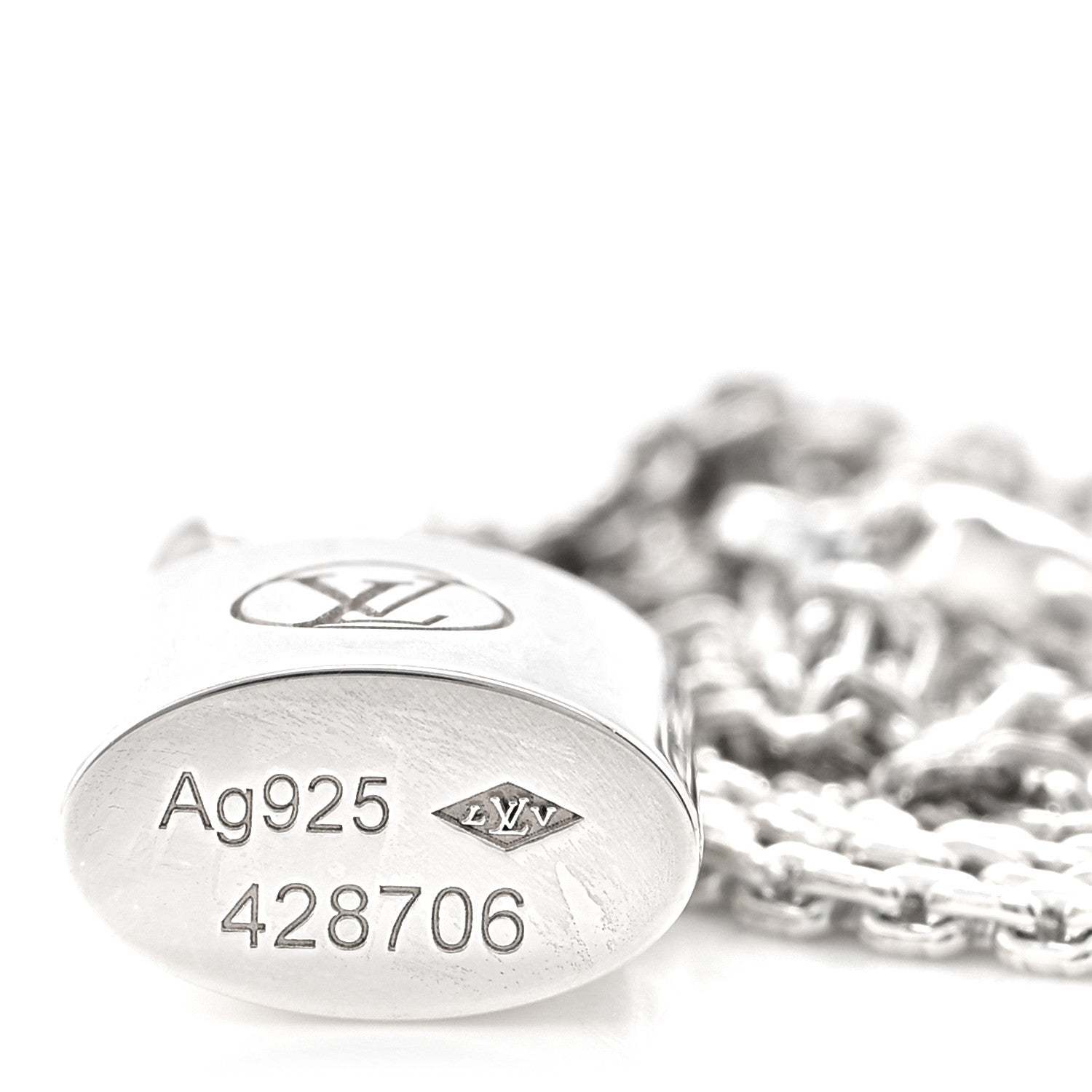 Sterling Silver Lockit Necklace