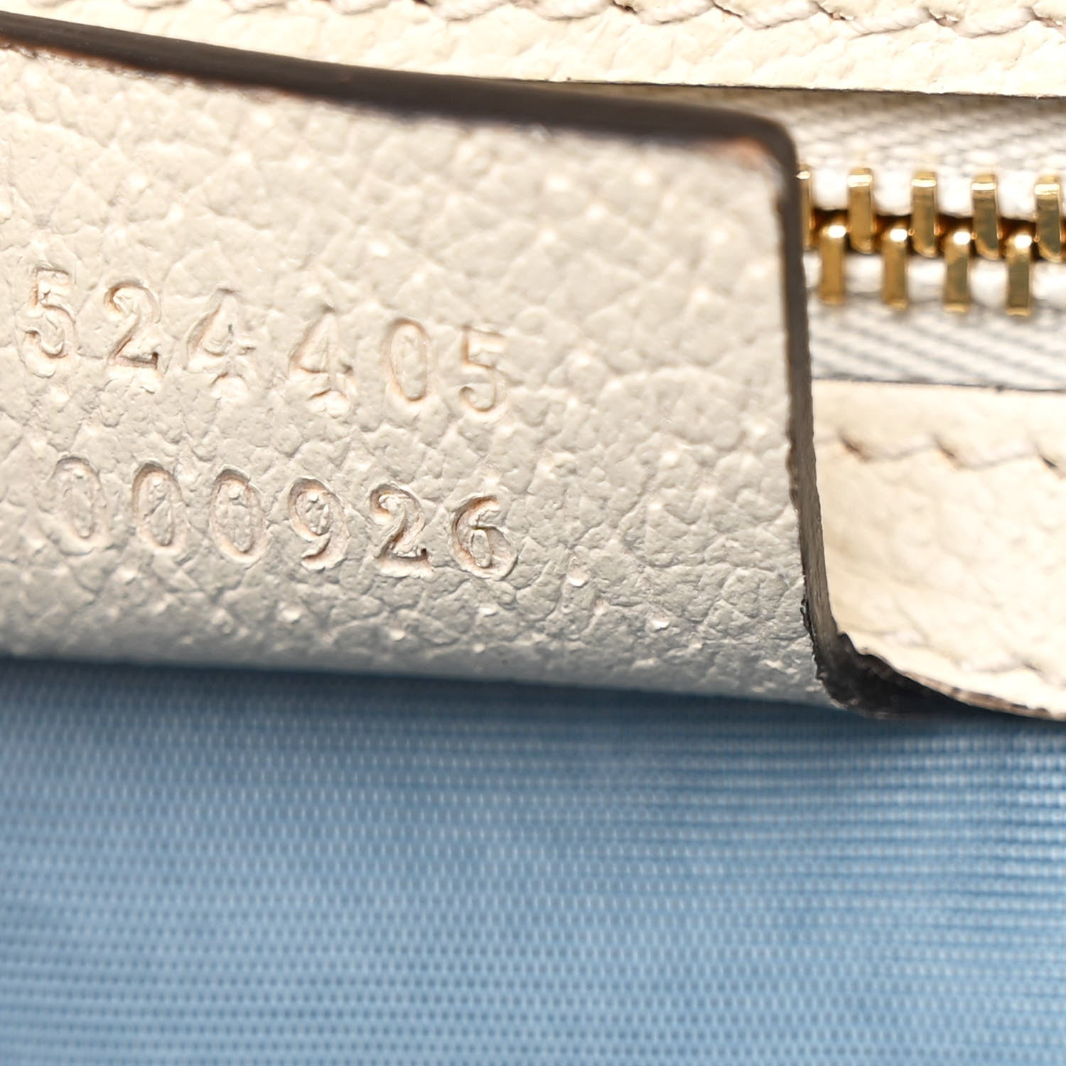 Textured Calfskin Bee Star Print Small Sylvie Shoulder Bag Mystic White