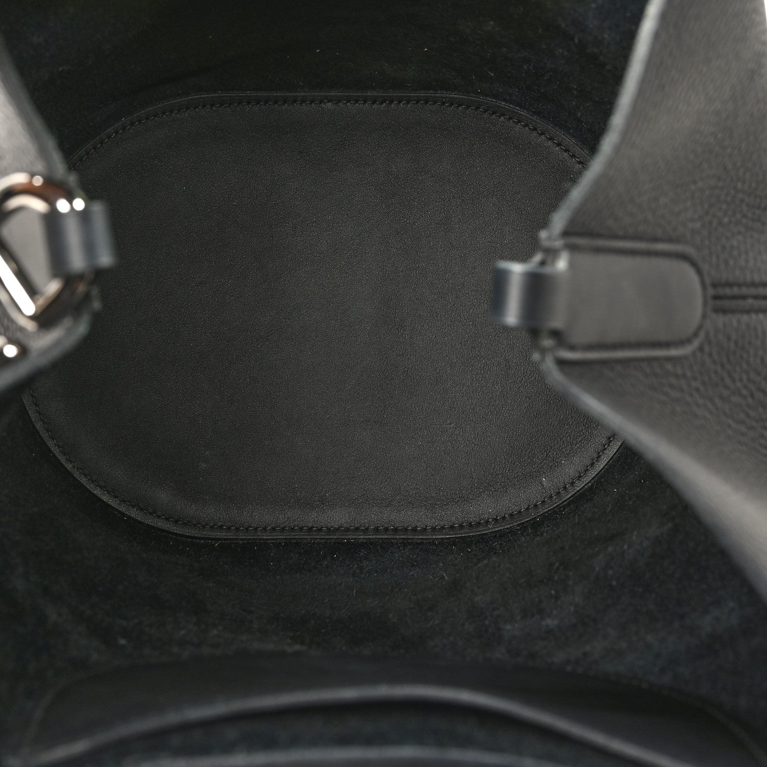 Taurillon Clemence Swift In-The-Loop 23 Bag Black