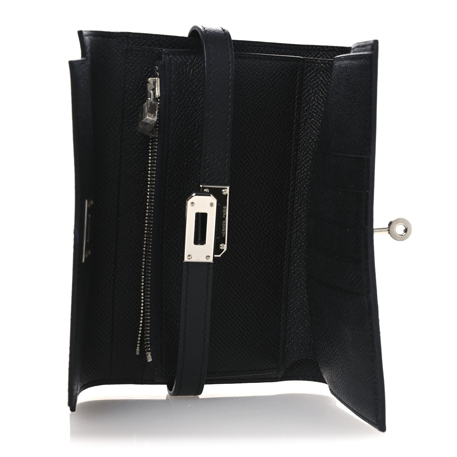 Epsom Medium Kelly Wallet Black
