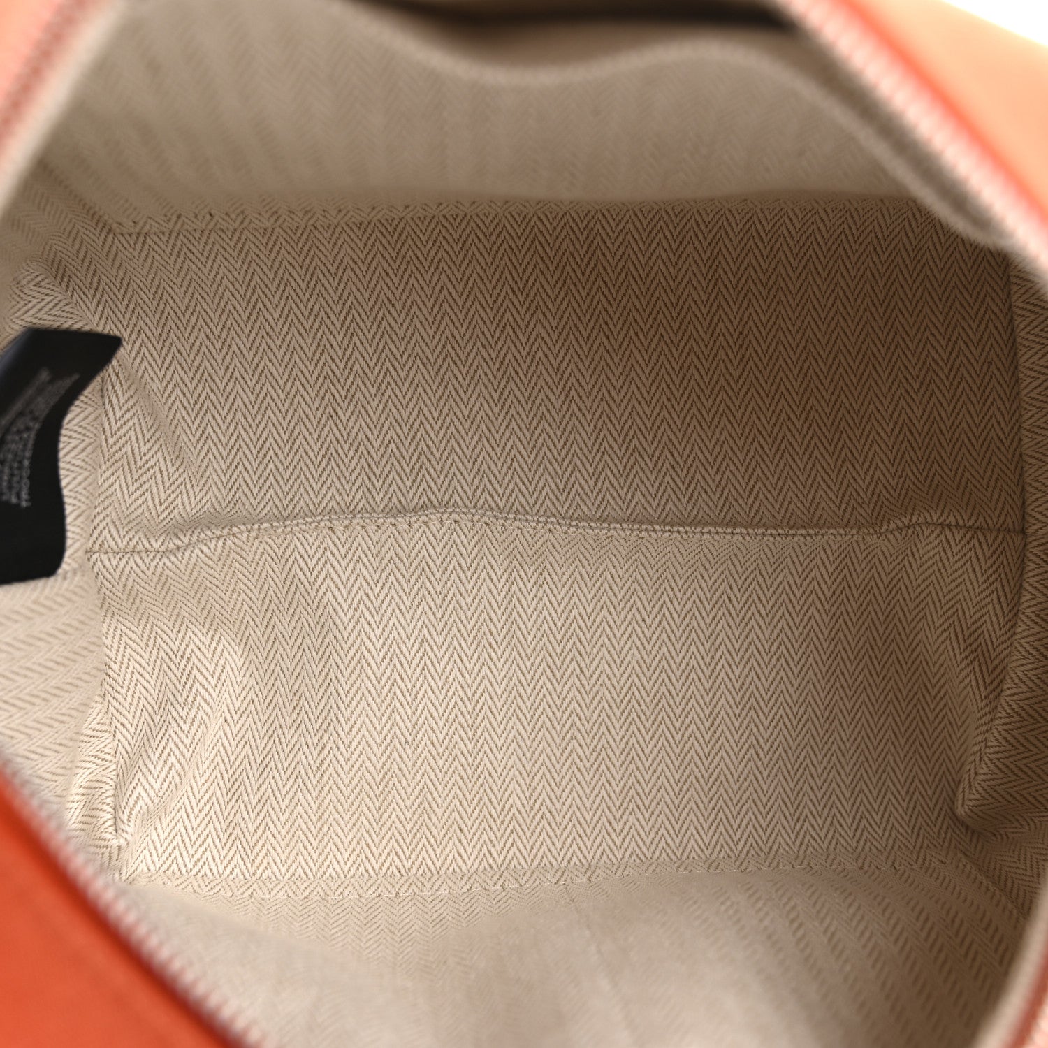 Cotton Canvas H Pavillon Small Bride-A-Brac Pouch Orange Feu