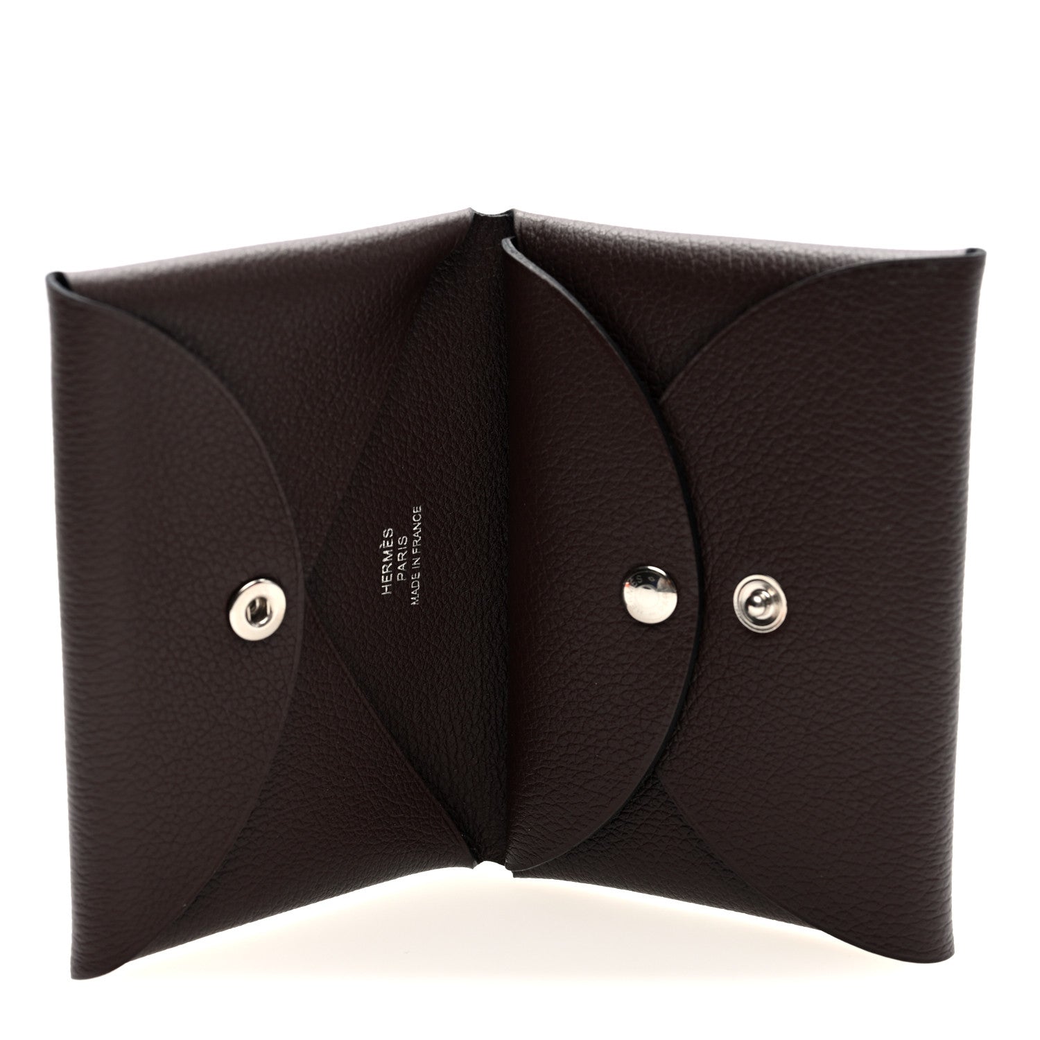 Evercolor Calvi Duo Card Case Chocolate