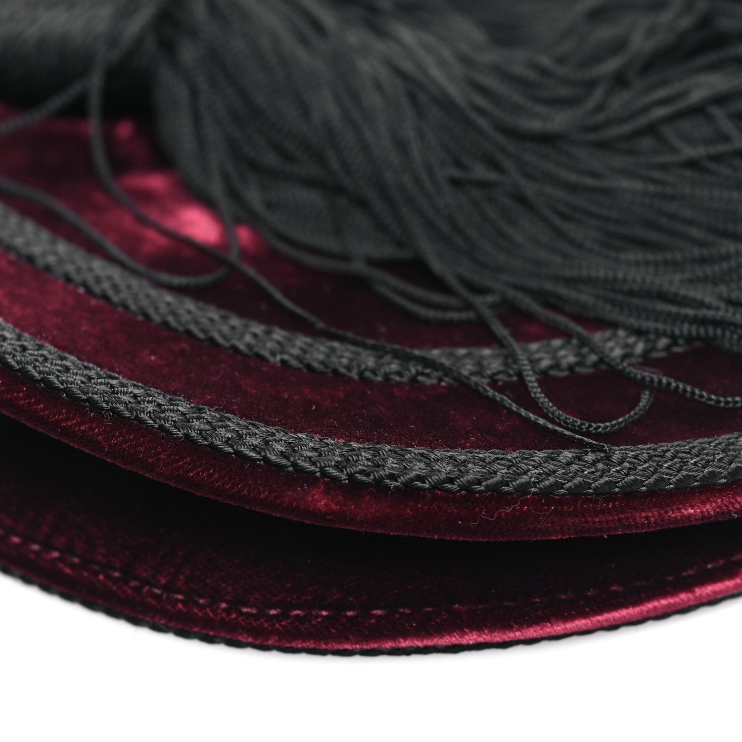 Velvet Opium 2 Crossbody Bag Bordeaux Black