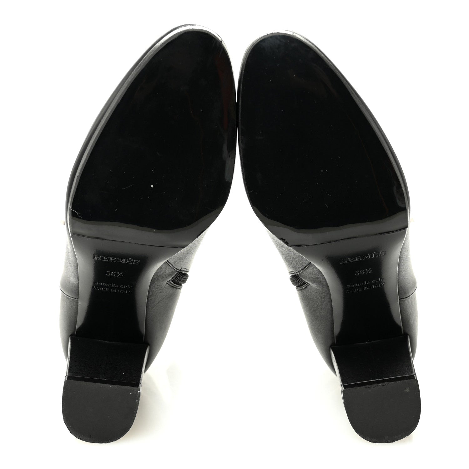 Calfskin Saint Germain Ankle Boots 36.5 Black