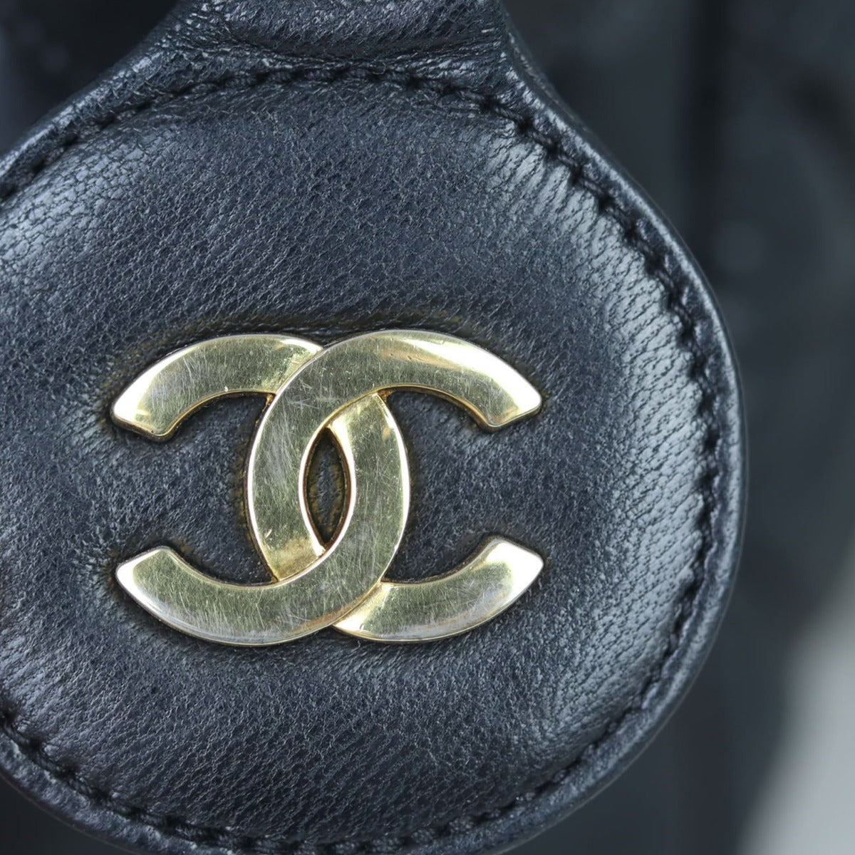 Chanel Vintage Quilted Lambskin Zip Tote