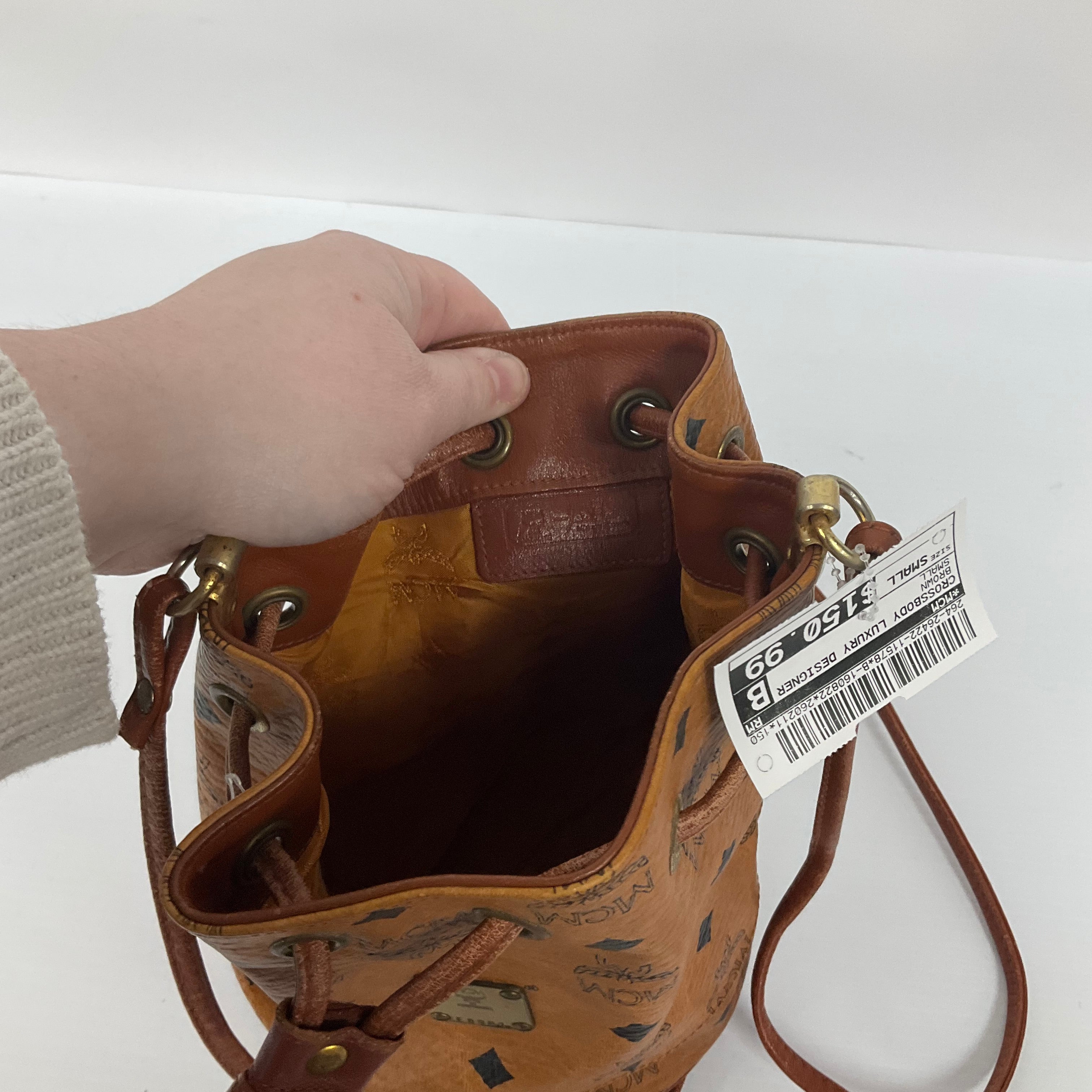 Vintage Crossbody Luxury Designer By Mcm, Size: Small