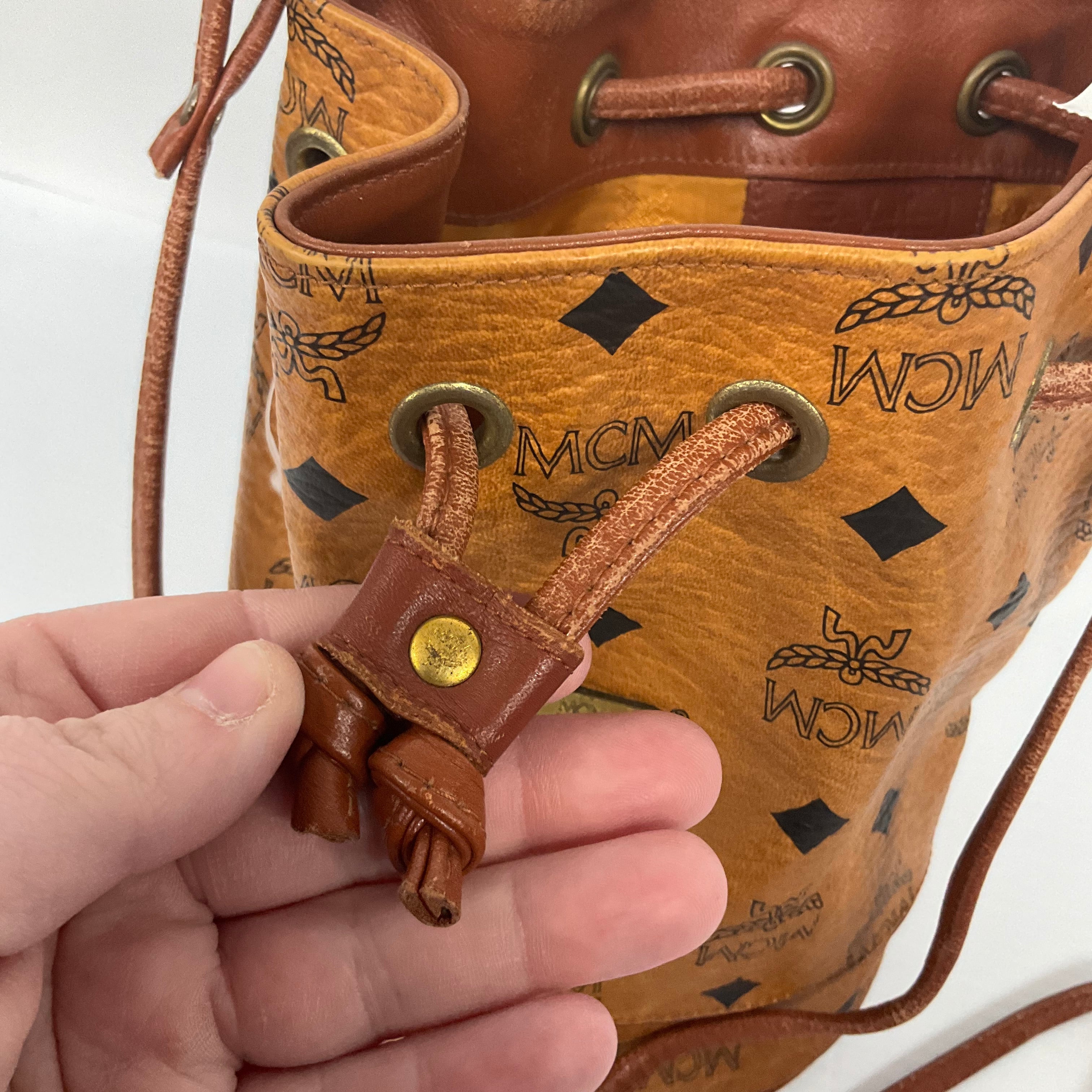 Vintage Crossbody Luxury Designer By Mcm, Size: Small