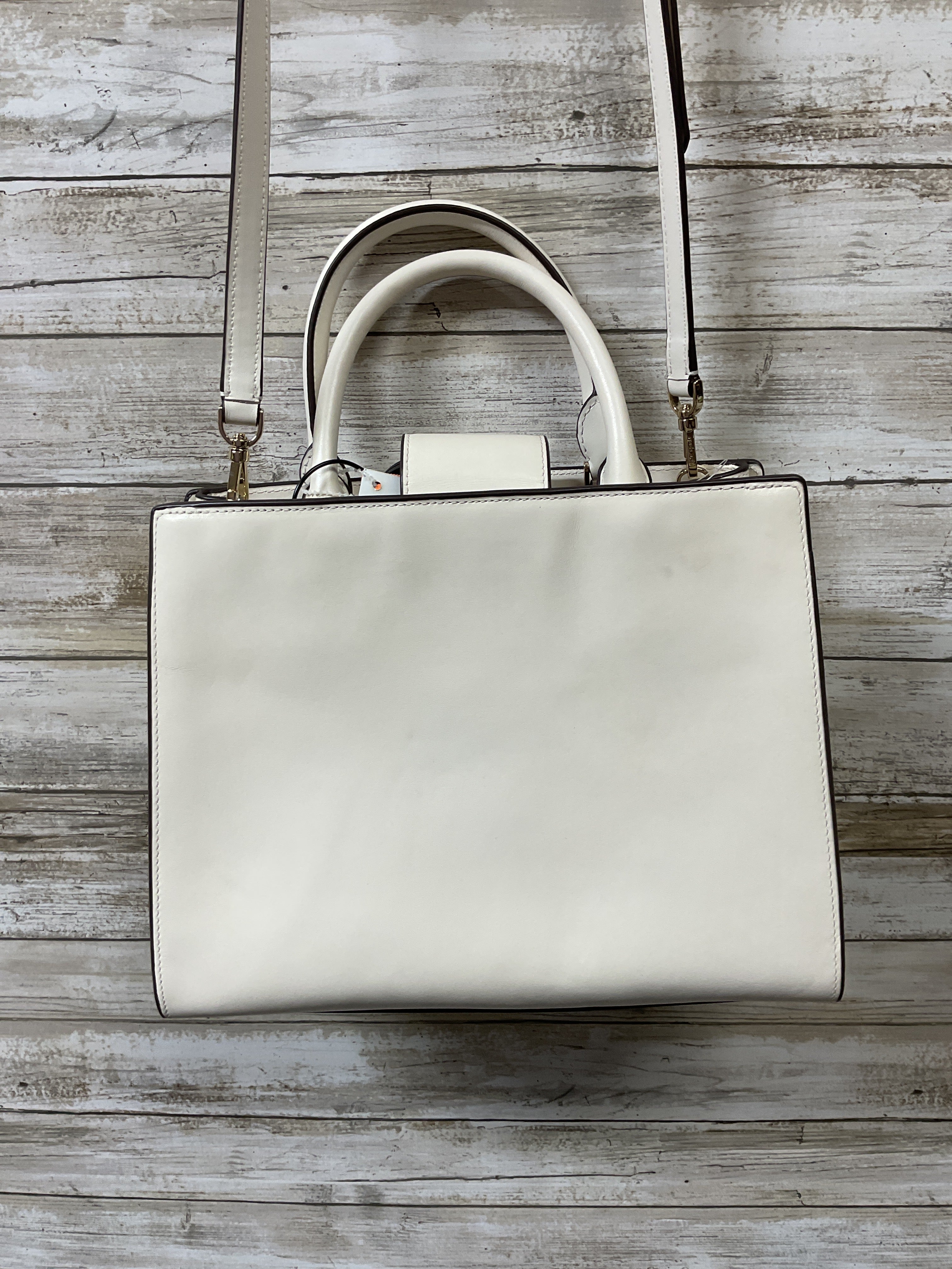 Handbag Designer By Kate Spade In Cream, Size:Medium