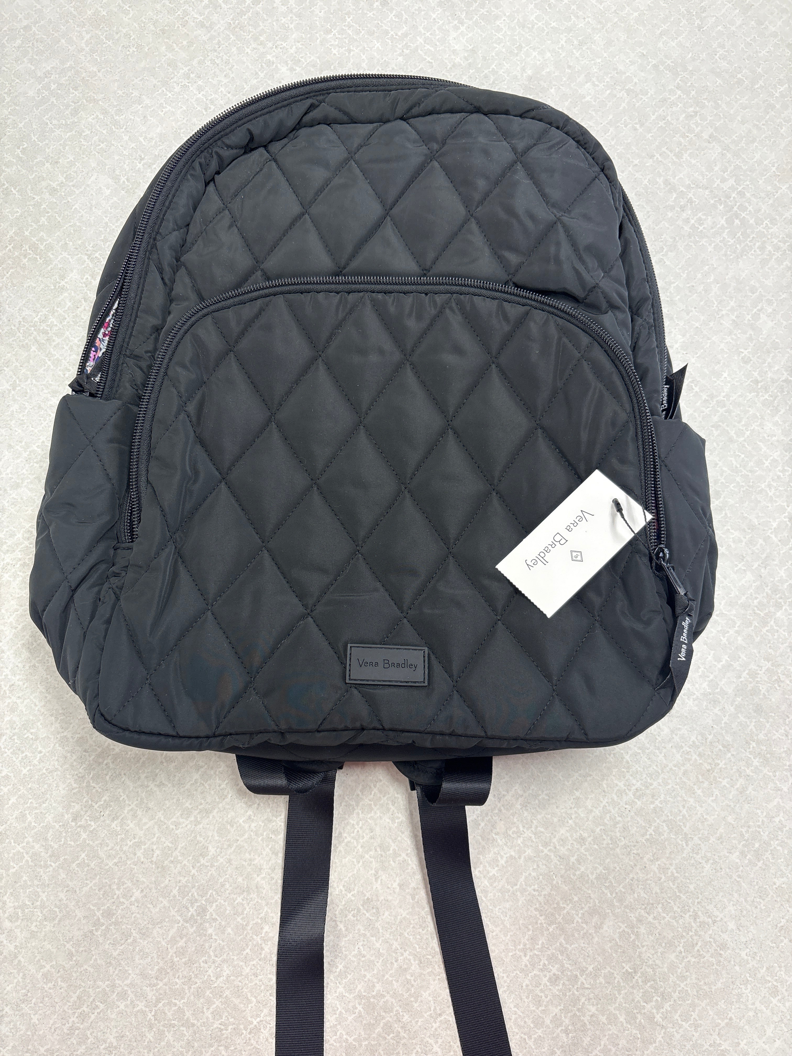 Backpack By Vera Bradley In Black, Size:Medium