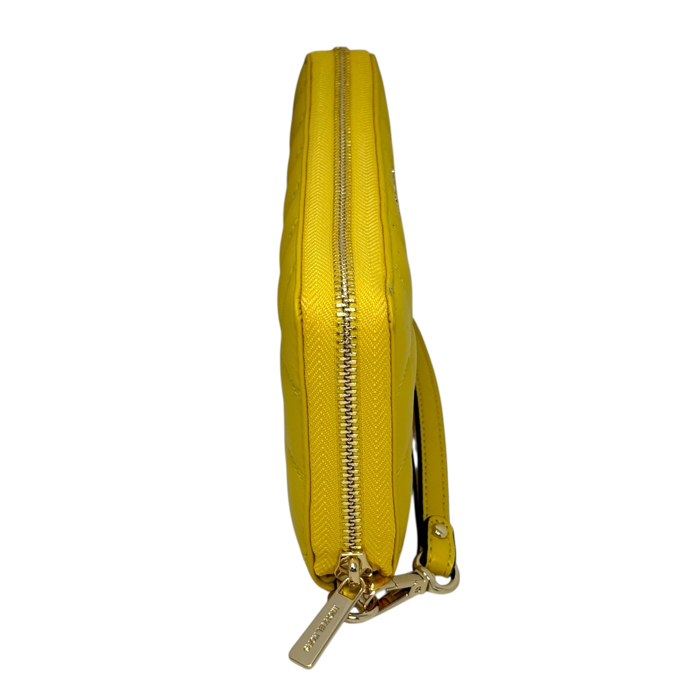 Jet Set Travel Continental Wristlet Wallet In Daisy Yellow By Michael By Michael Kors, Size: Large