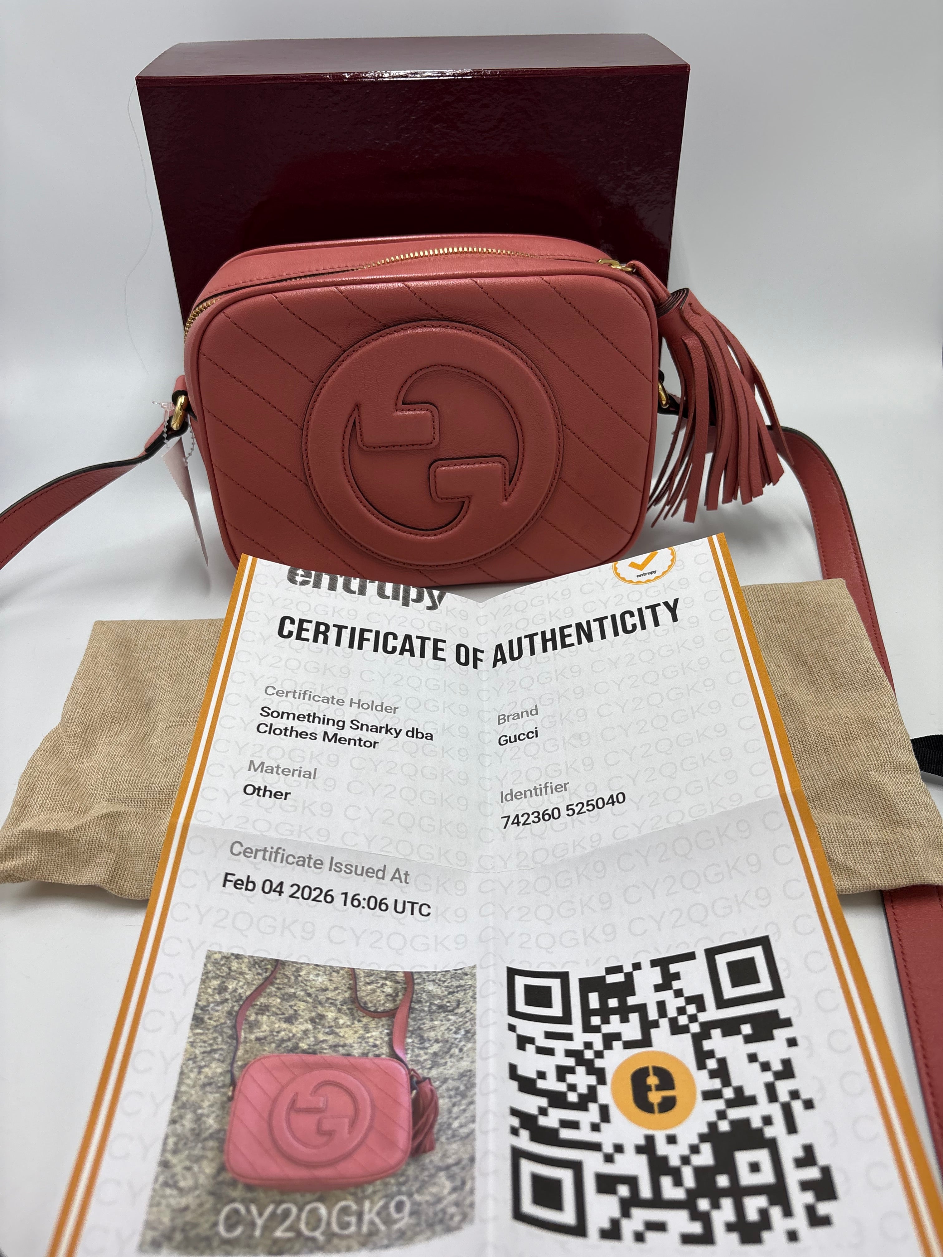 Gucci Blondie Luxury Handbag with Original Box