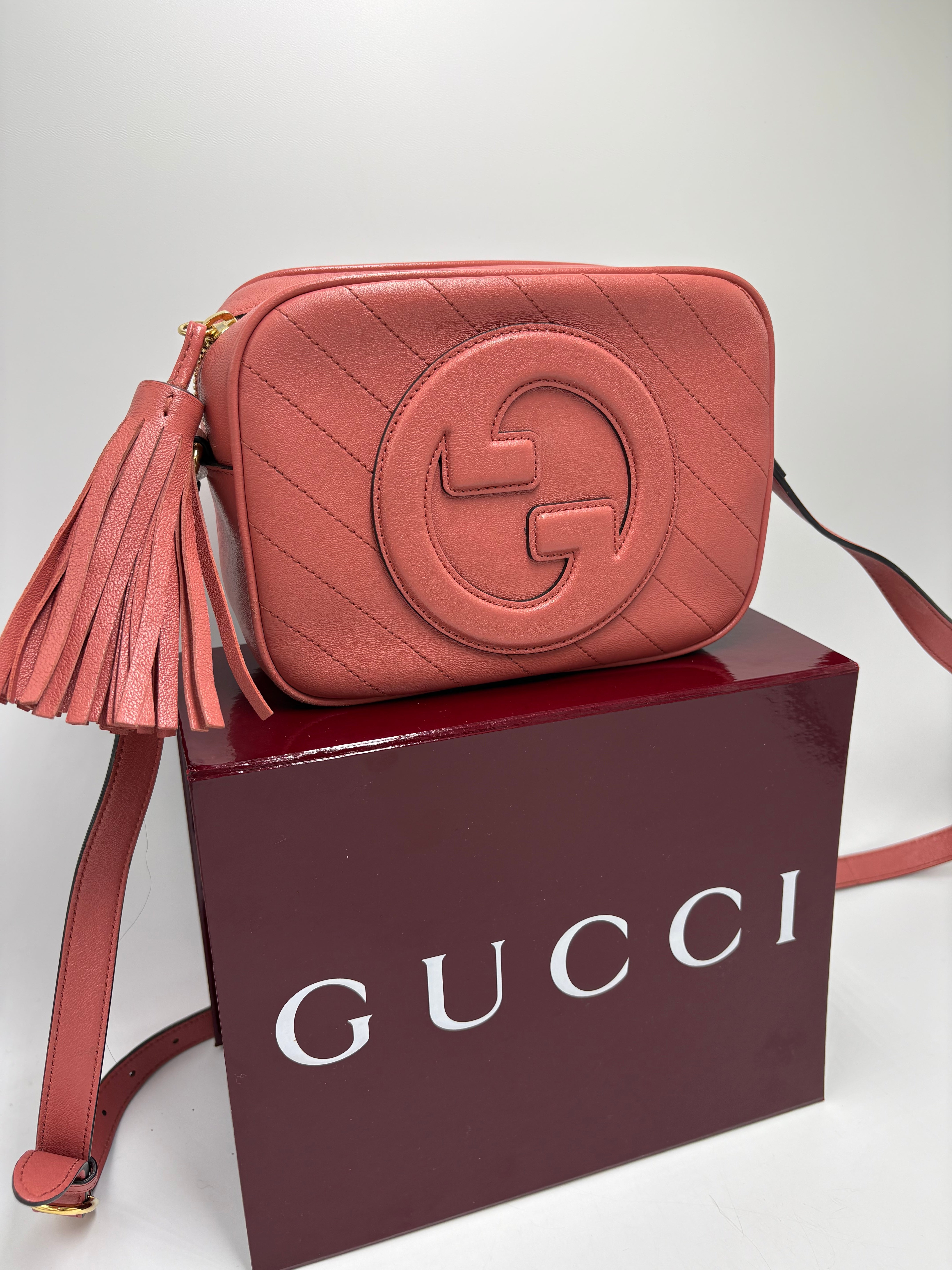 Gucci Blondie Luxury Handbag with Original Box