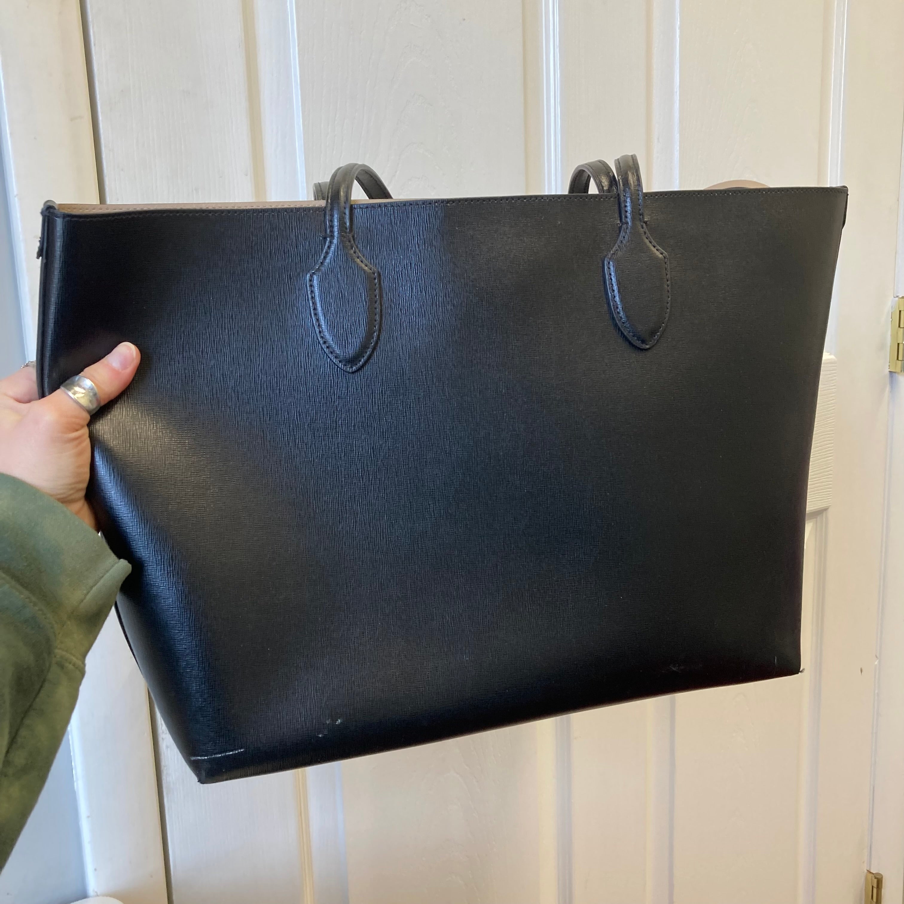 Tote Designer By Kate Spade In Black, Size:Large