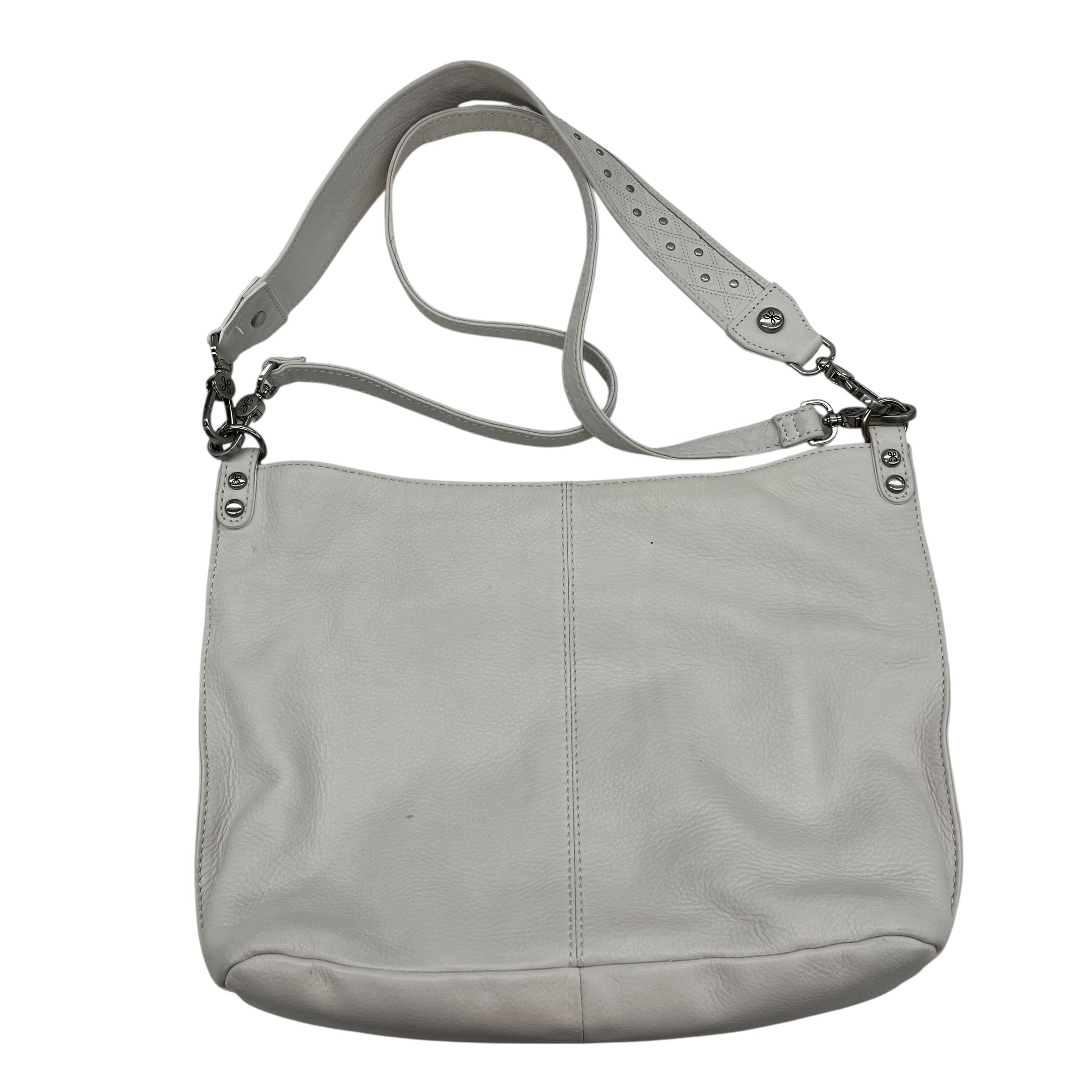 Crossbody Leather By Hobo Intl In Cream, Size:Medium