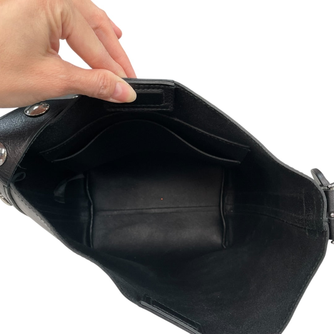Handbag Leather By Madewell In Black, Size:Medium
