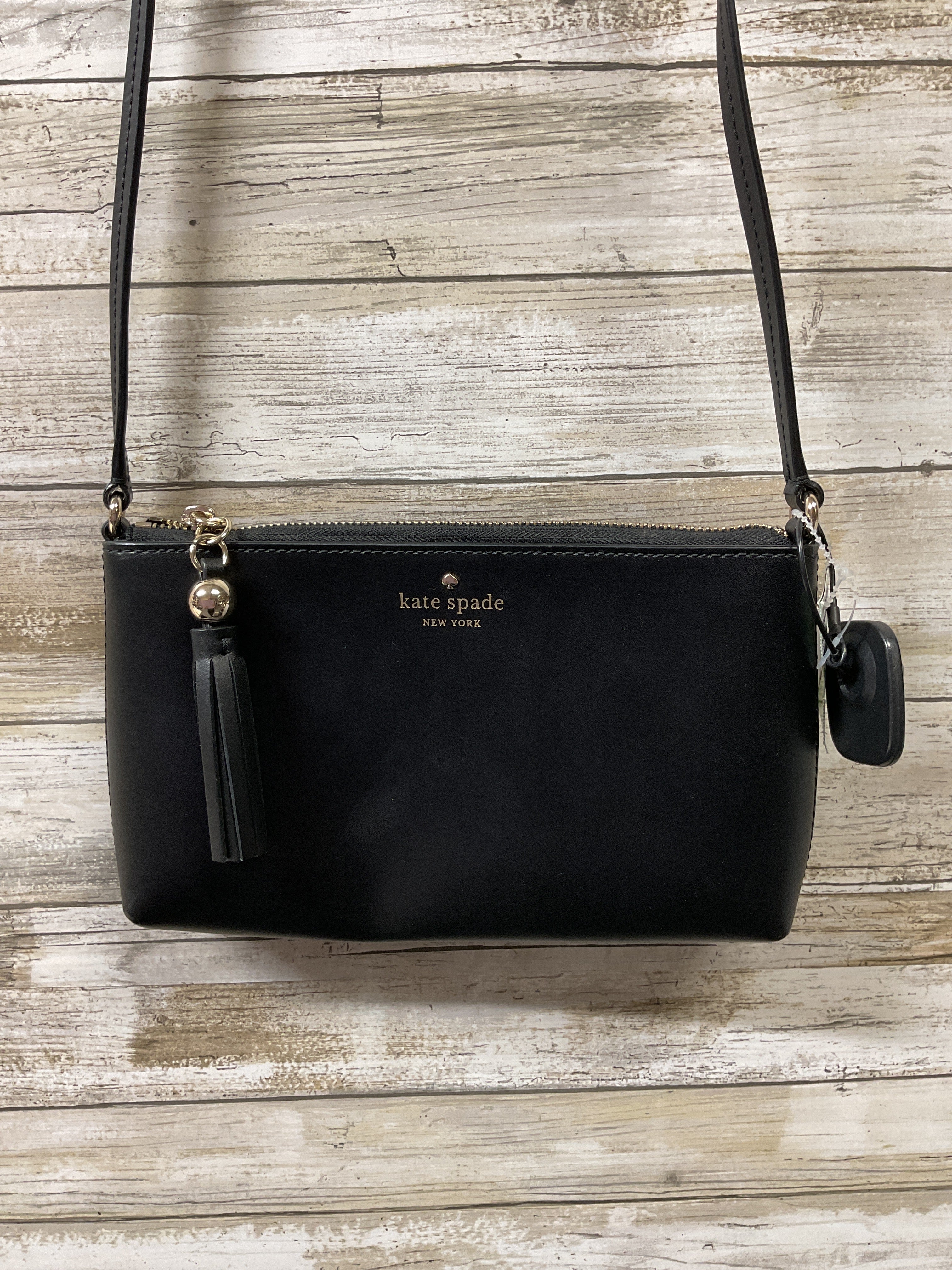 Crossbody Designer By Kate Spade In Black, Size:Small