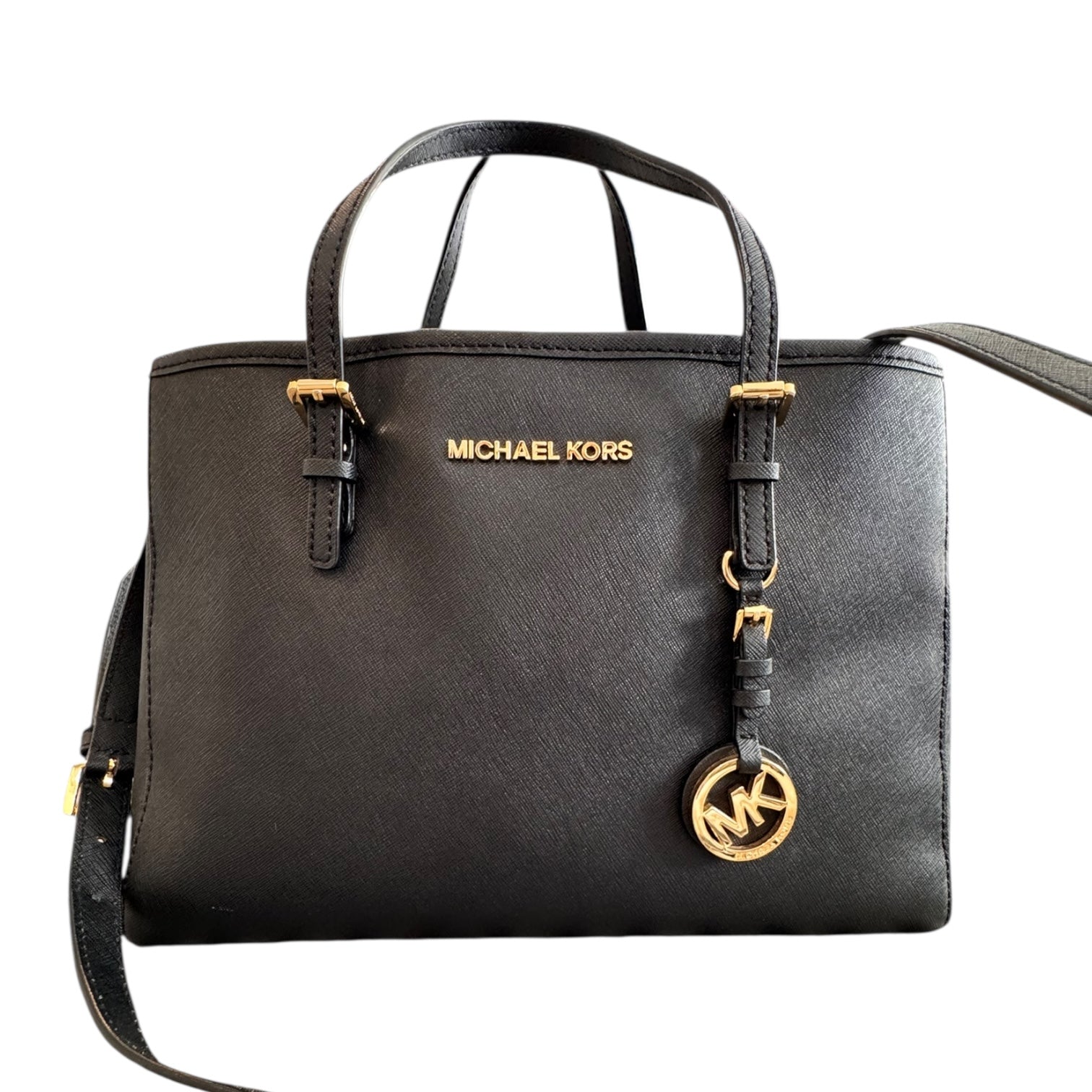 Handbag Designer By Michael Kors In Black, Size:Medium